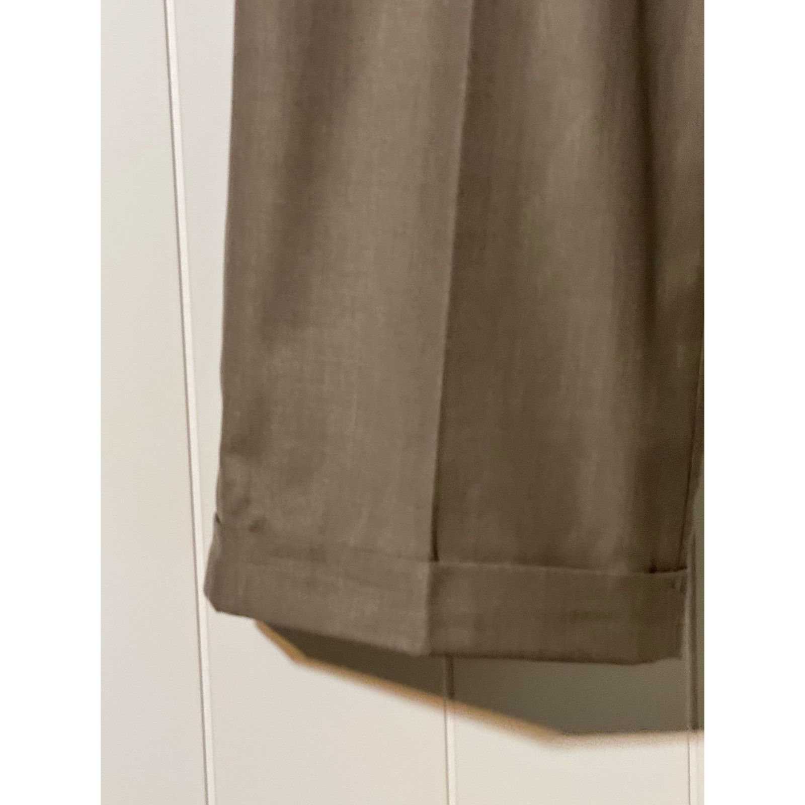 Joseph Abboud Joseph Abboud Trouser Mens Pleated Dress Pants Taupe 36X30 Size US 36 / EU 52 - 4 Thumbnail
