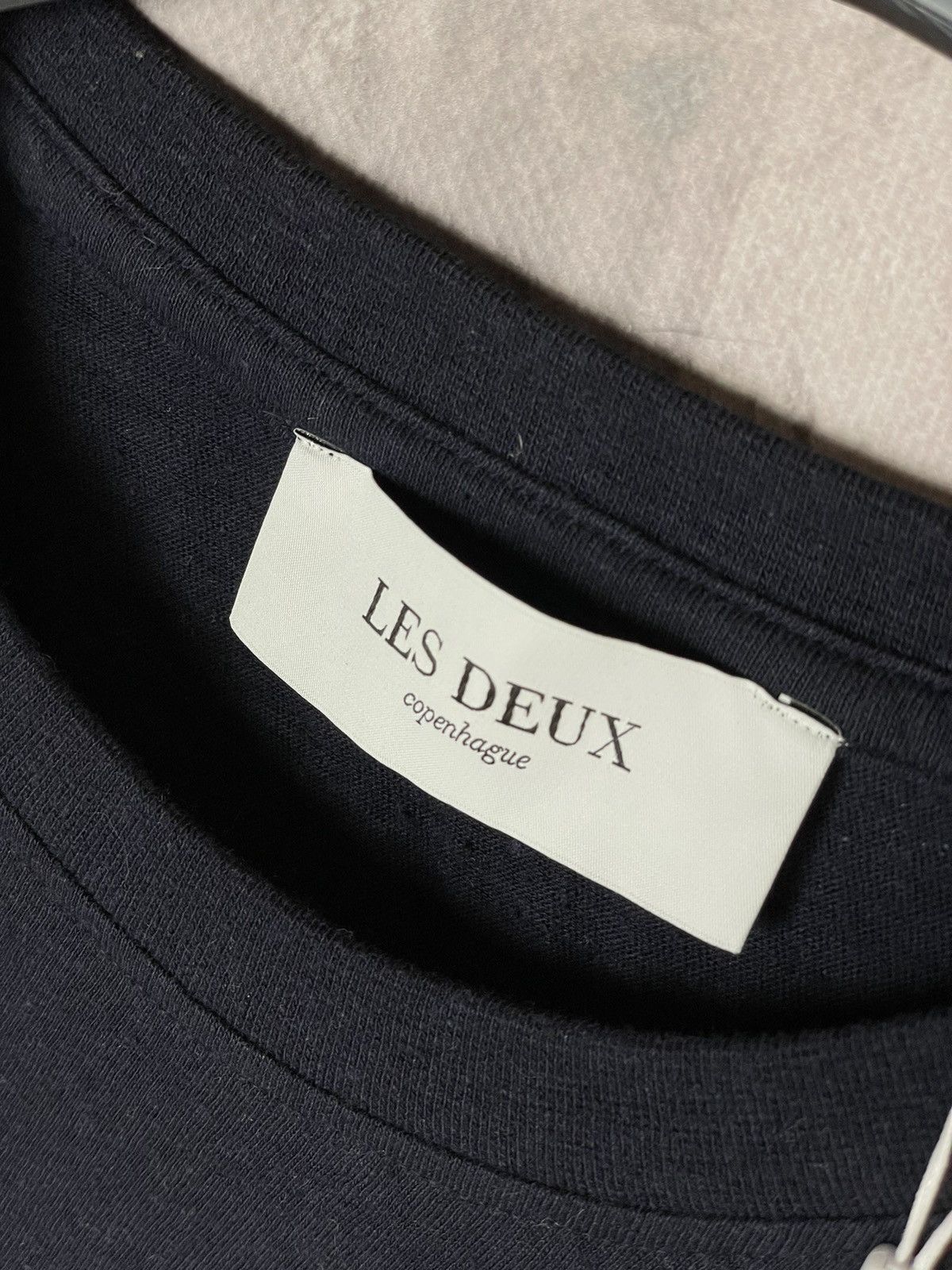 Les Deux × Vintage Les Deux Navy Luxury Pocket Cotton Rare T Shirt Size US L / EU 52-54 / 3 - 8 Thumbnail