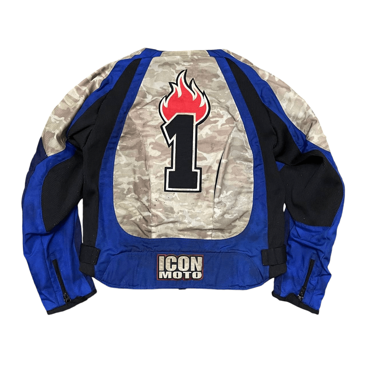 ICON Motorsports Vintage Icon Moto Racing Merc Stage Jacket with Padding Size US XL / EU 56 / 4 - 18 Thumbnail