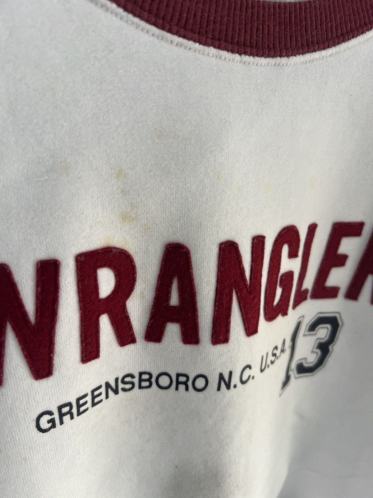 Wrangler 🔥Vintage Wrangler Greensboro 13 Crewneck Sweatshirt Size US S / EU 44-46 / 1 - 7 Thumbnail