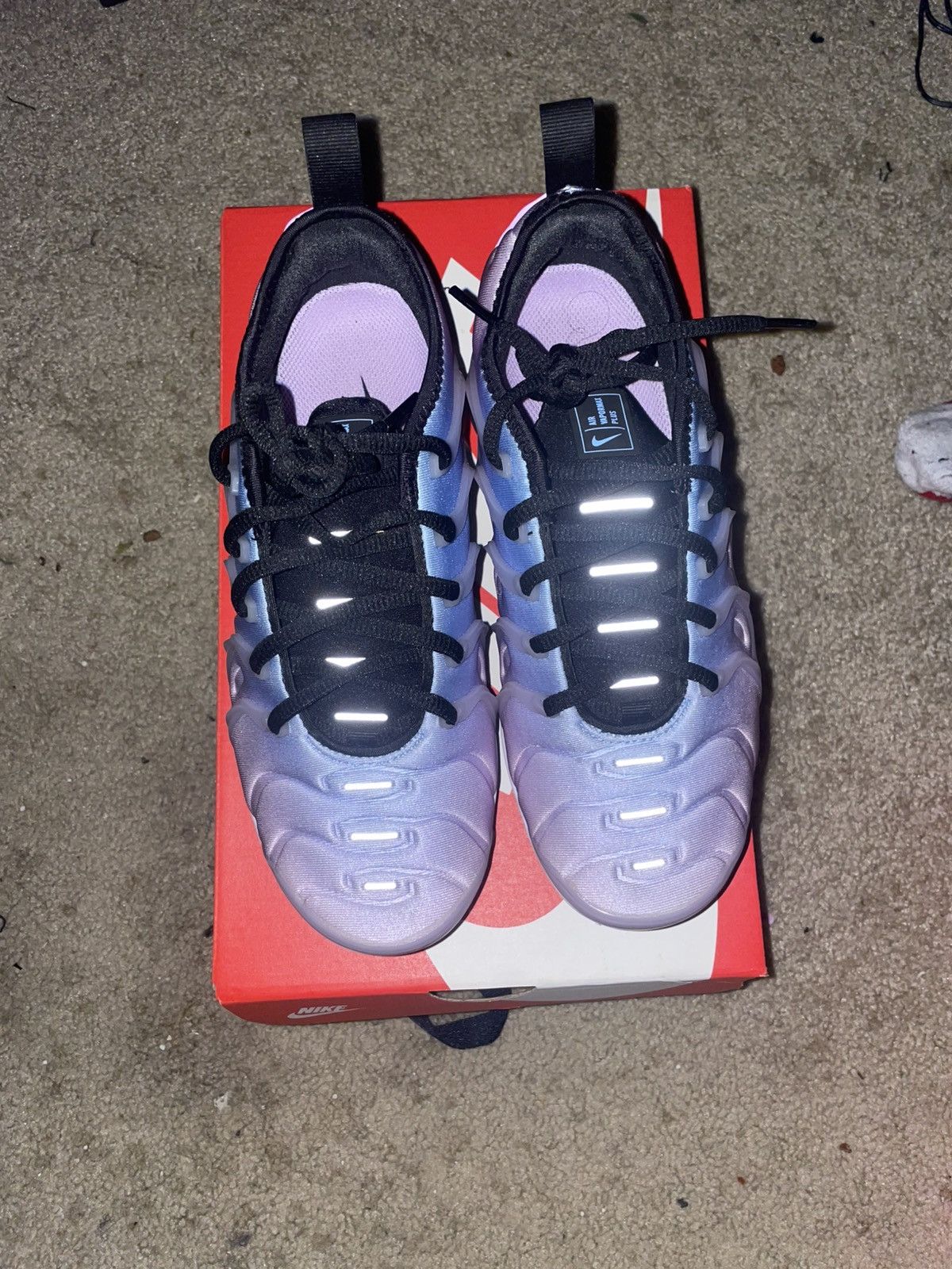 Nike Nike Air Vapormax Plus Lilac/Black/University Blue Size US 6.5 / IT 36.5 - 4 Thumbnail