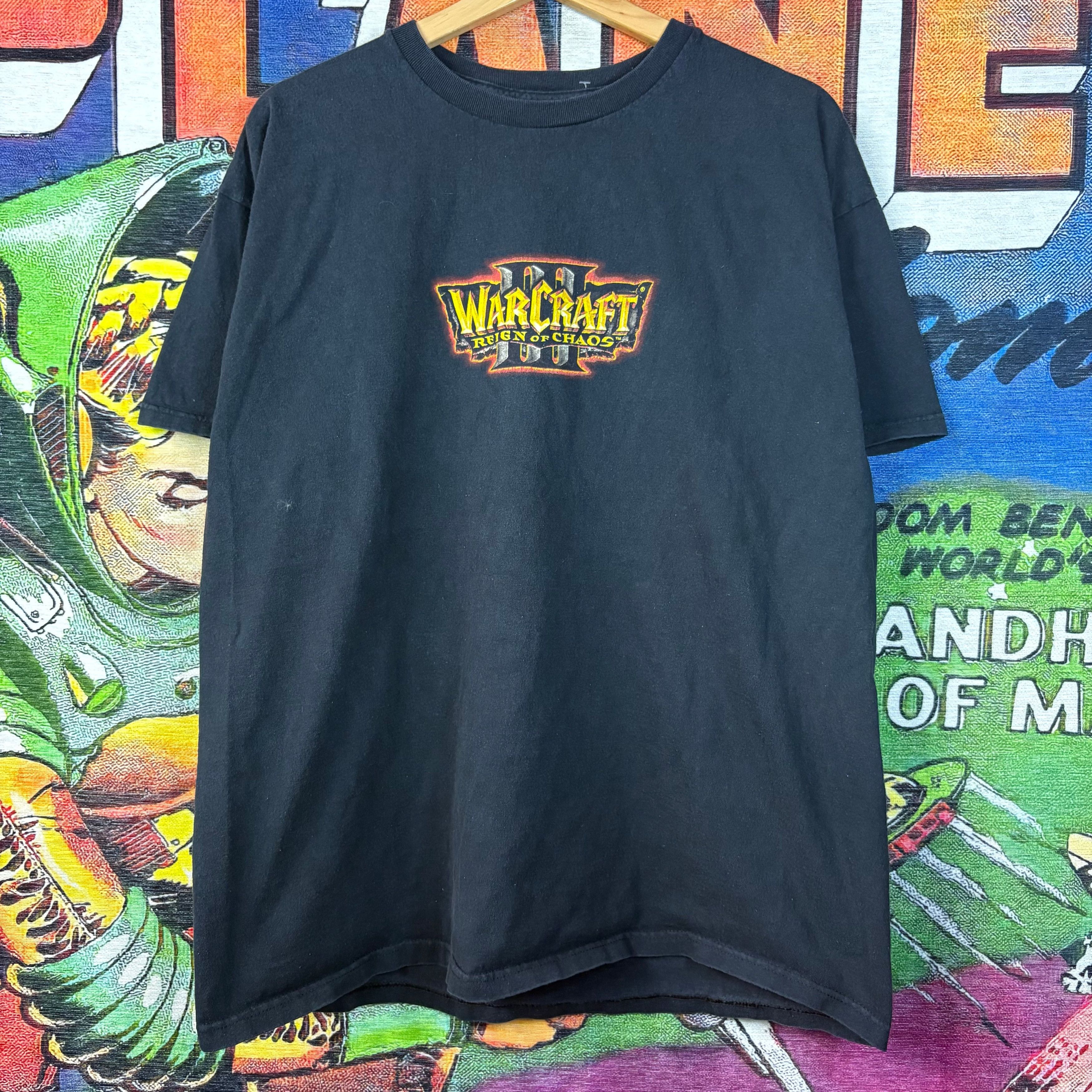 2002 World of WarCraft " Reign Of Chaos" Tee Size XL