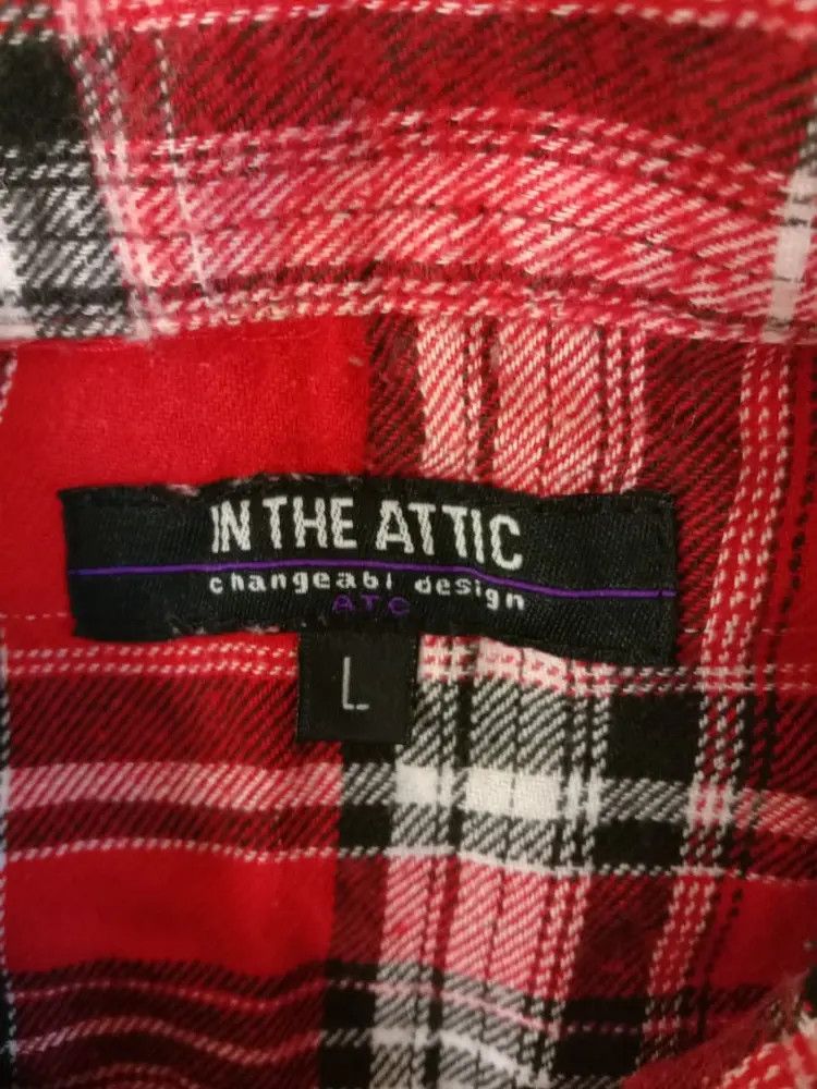 In The Attic 💥 Awesome Vintage In The Attic Snake Leather Punk Shirt Size US L / EU 52-54 / 3 - 9 Thumbnail