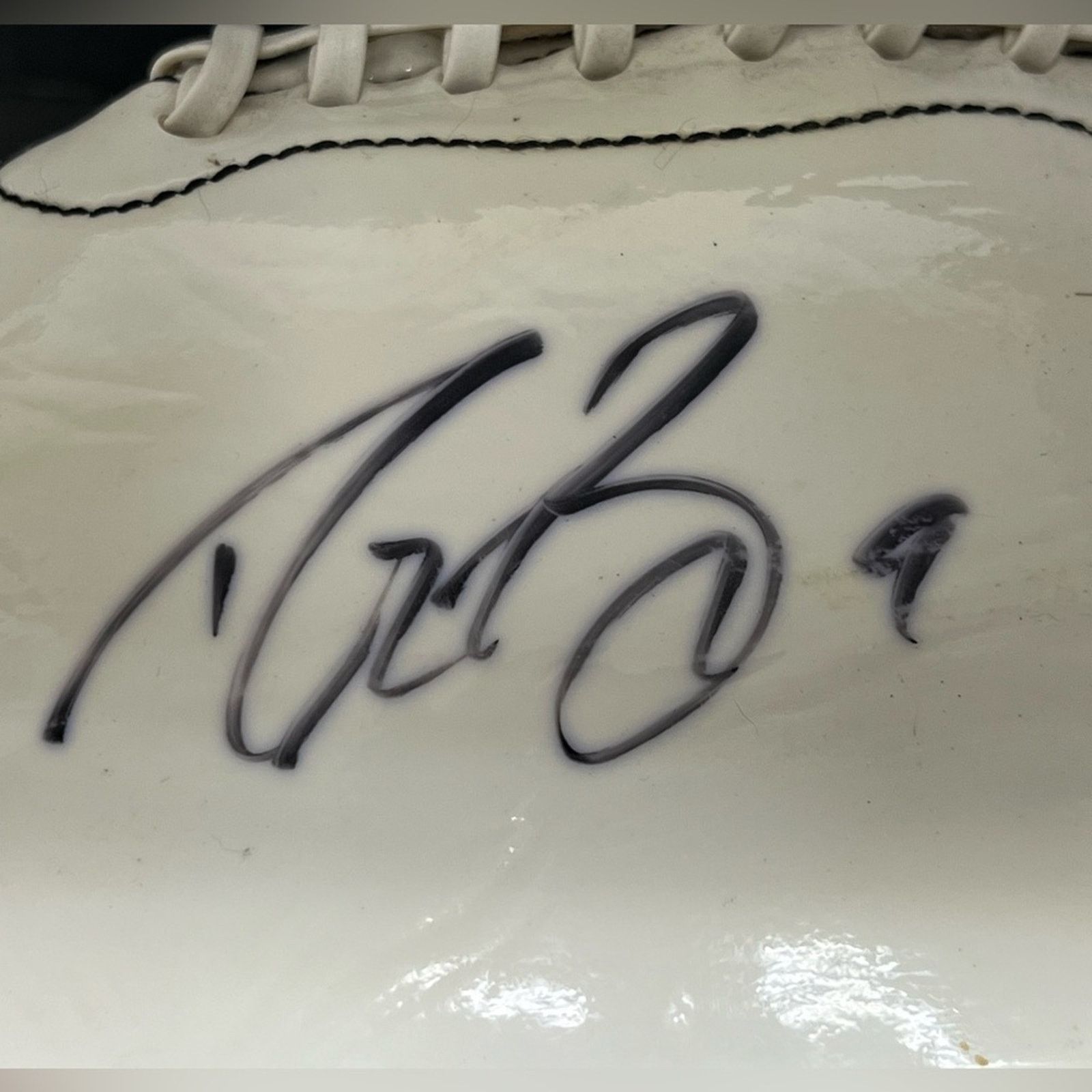 NFL Drew Brees Autographed New Orleans Saints Full-Size Football Size ONE SIZE - 3 Thumbnail