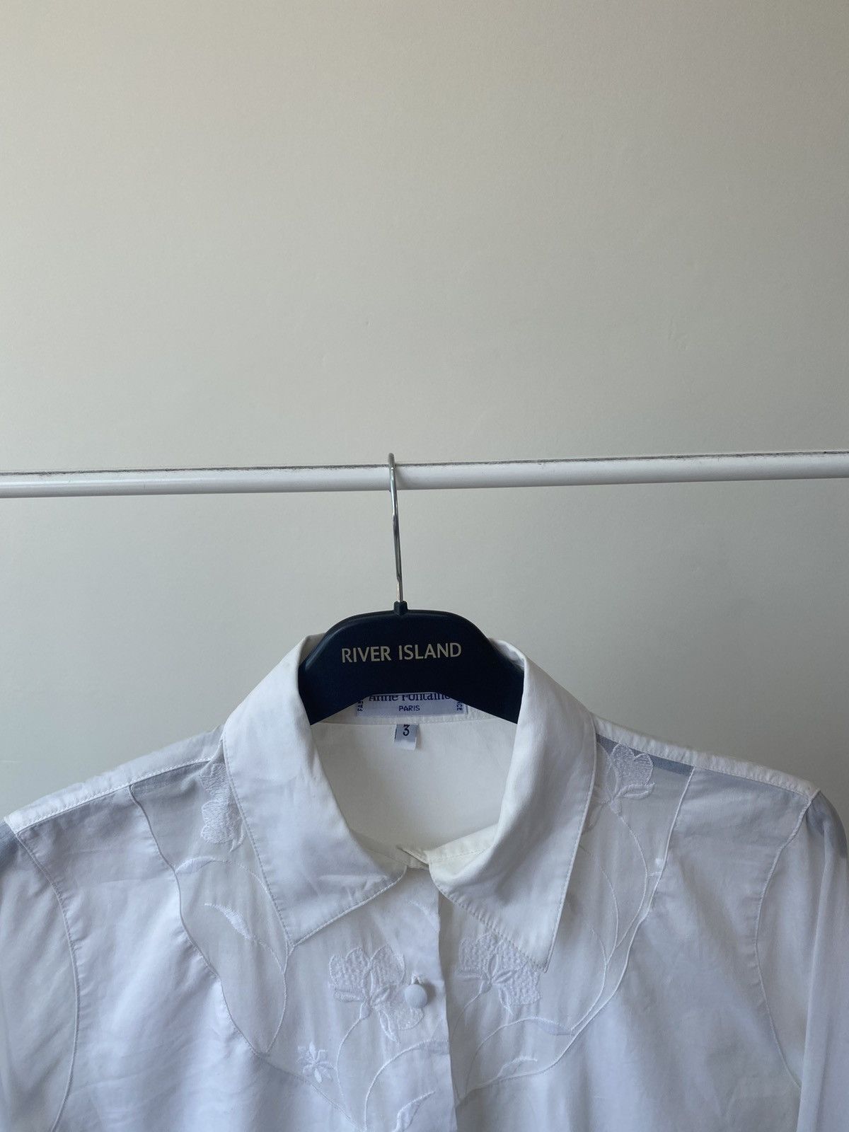 ANNE FONTAINE Vintage Anne Fontaine Paris womens button up shirt Size XS / US 0-2 / IT 36-38 - 6 Thumbnail
