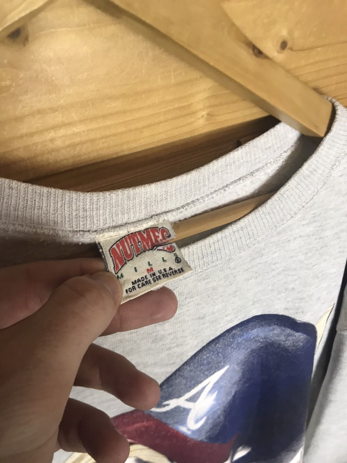 MLB 1997 Vintage Nutmeg MLB Atlanta Braves sweatshirt Size US M / EU 48-50 / 2 - 11 Thumbnail