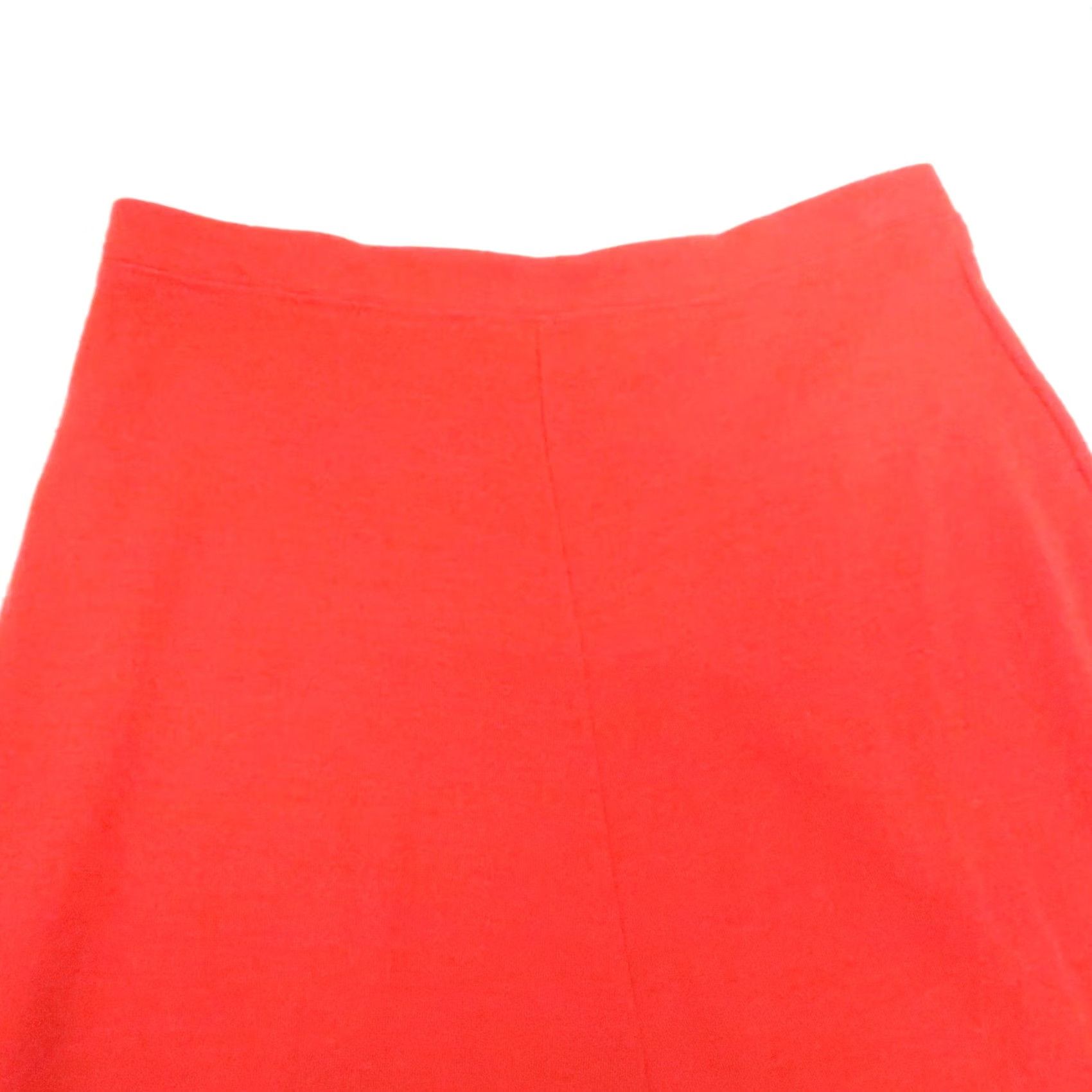 Vintage VINTAGE 90s SK & Company Red Wool Blend A-Line Knit Midi Skirt M WOMENSIZE Regular Size Medium Red 90s Vintage Ladies Skirtse Size 32" / US 10 / IT 46 - 2 Thumbnail