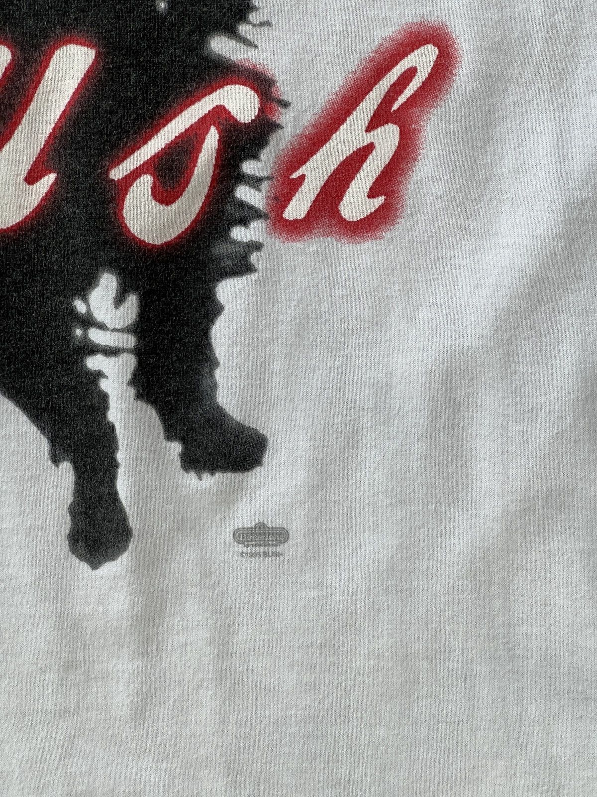 Band Tees Vintage 1995 Bush Black Dog US America Ringer Tee XL Size US XL / EU 56 / 4 - 6 Thumbnail
