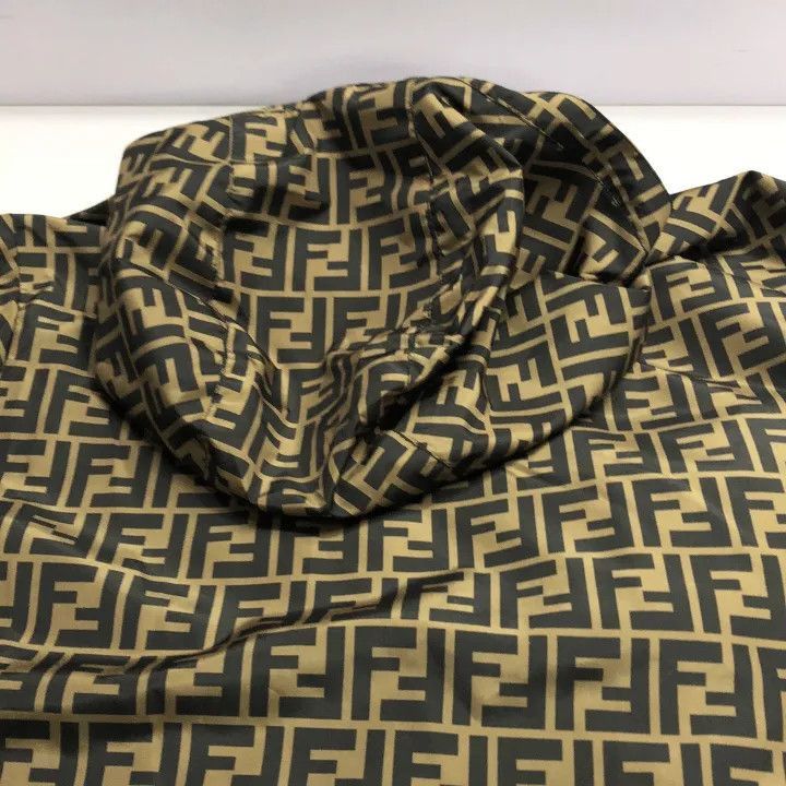 Fendi Fendi Logo Print Hooded Jacket -2507 Size US L / EU 52-54 / 3 - 6 Thumbnail