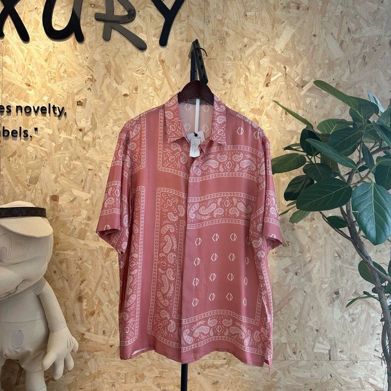 Dior Bandana Print Short Sleeve Shirt dmc