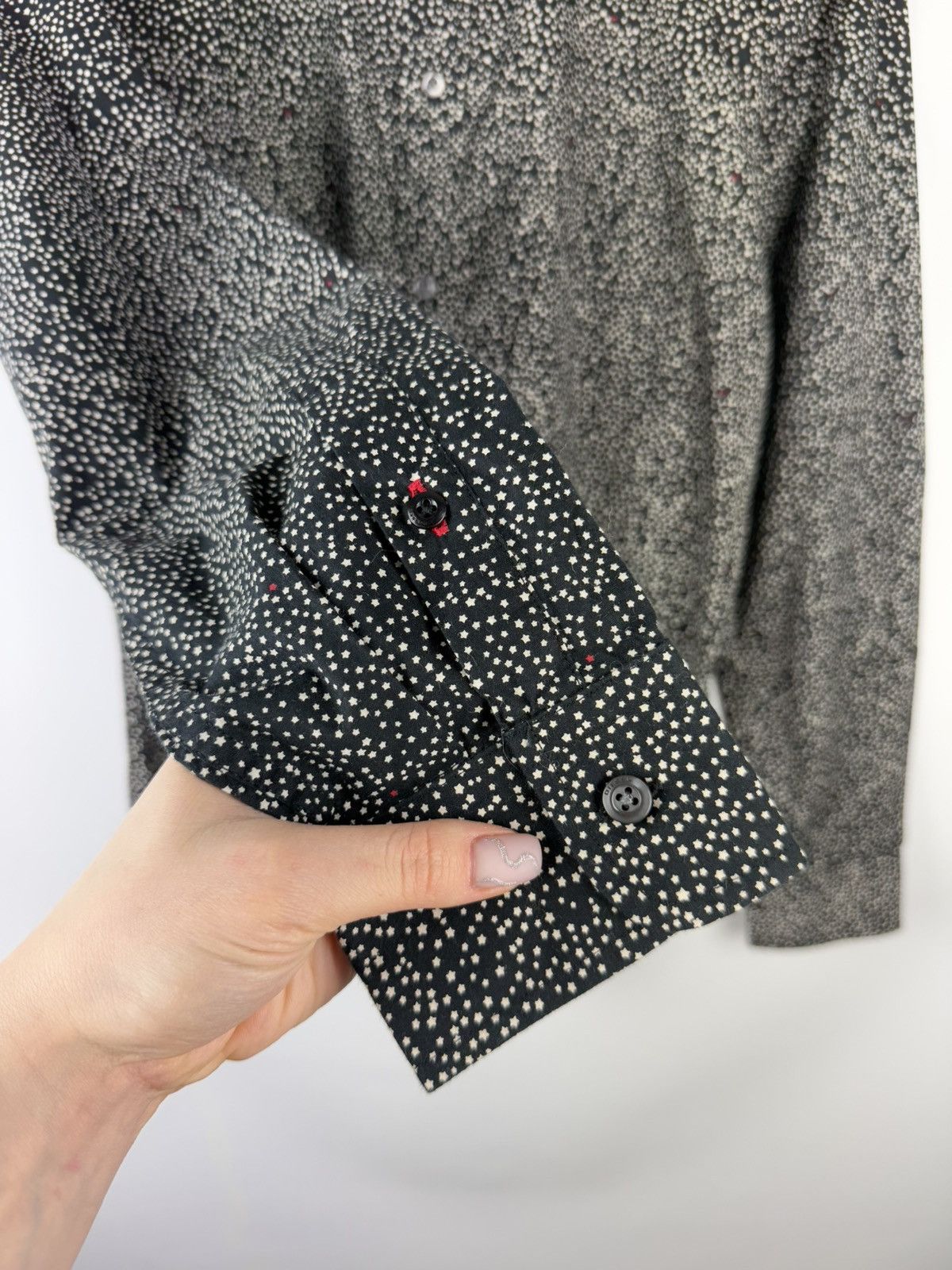 Diesel Diesel Men’s Patterned Long Sleeve Button Up Shirt Size US M / EU 48-50 / 2 - 12 Thumbnail