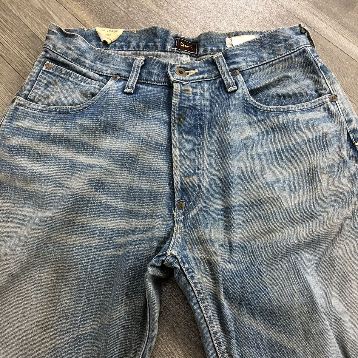 Sugar Cane 🇯🇵90s Vintage Sugar Cane Selvedge Faded Jeans Japanese Brand Size US 30 / EU 46 - 7 Thumbnail