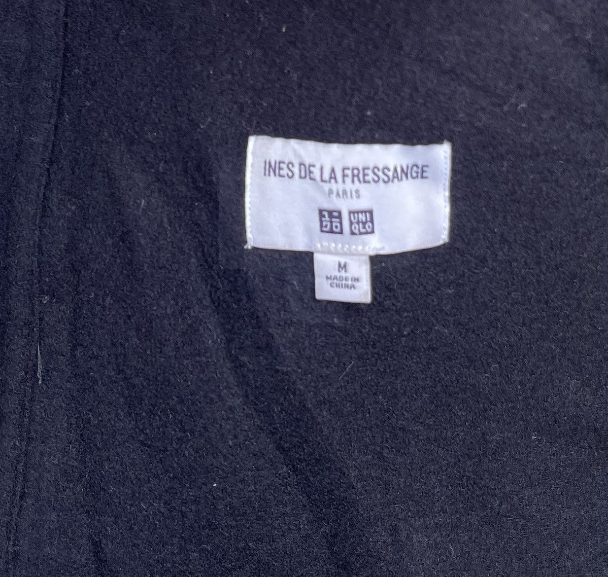 Uniqlo INES DE LA FRESSANGE x Uniqlo Navy Belted Coat Size US M / EU 48-50 / 2 - 3 Thumbnail