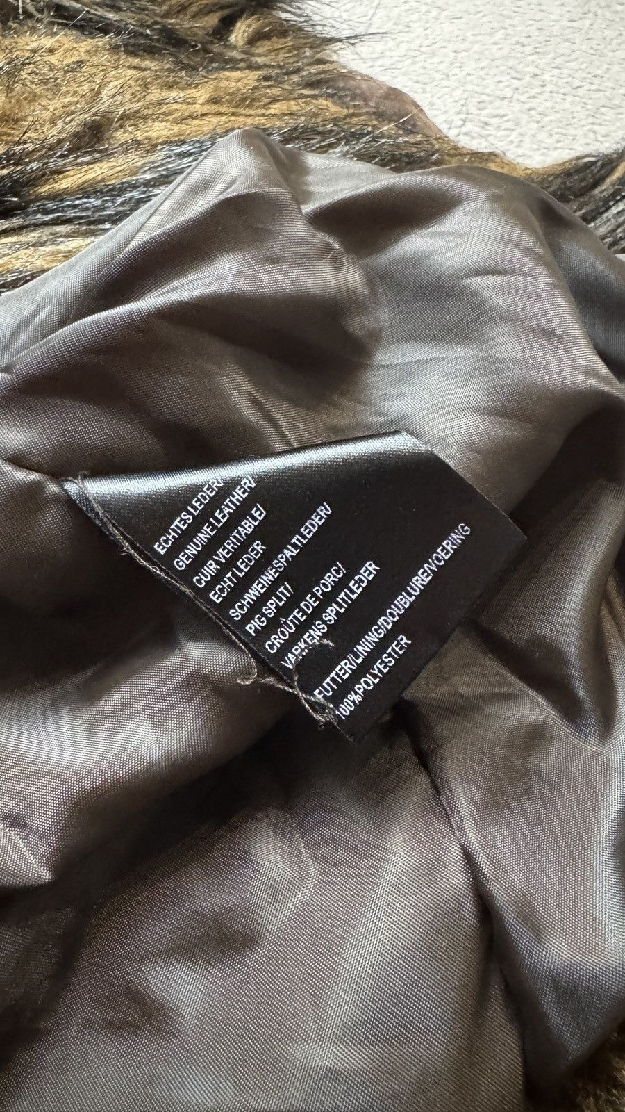 Hysteric Glamour Afghan Faux Penny Lane Leather Coat Jacket cdg ysl balmain Size L / US 10 / IT 46 - 5 Thumbnail