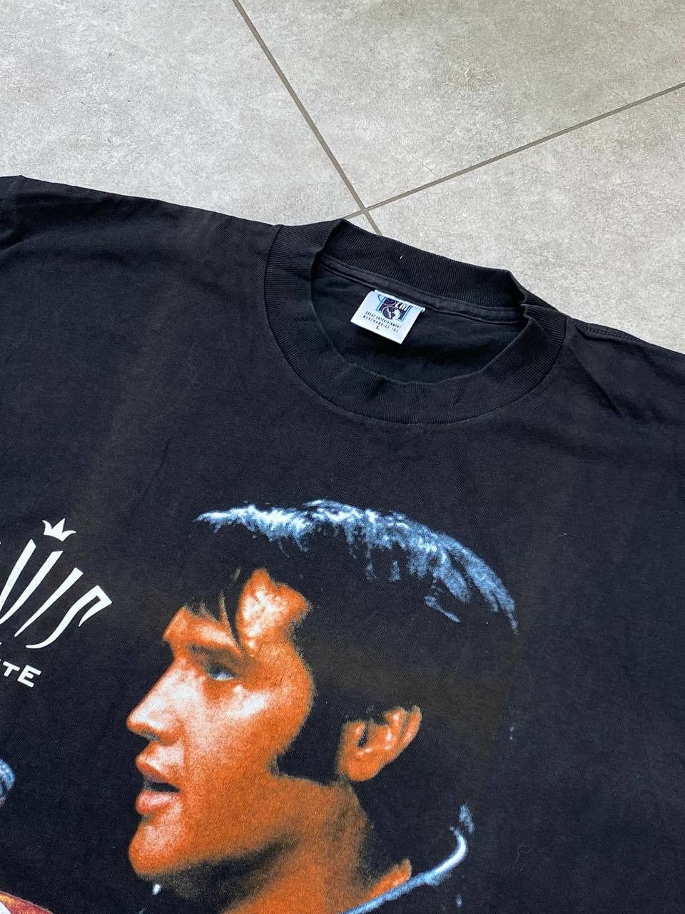 Band Tees Vintage Elvis The Tribute 1994 Single Stitch Promo T-Shirt Size US L / EU 52-54 / 3 - 13 Thumbnail