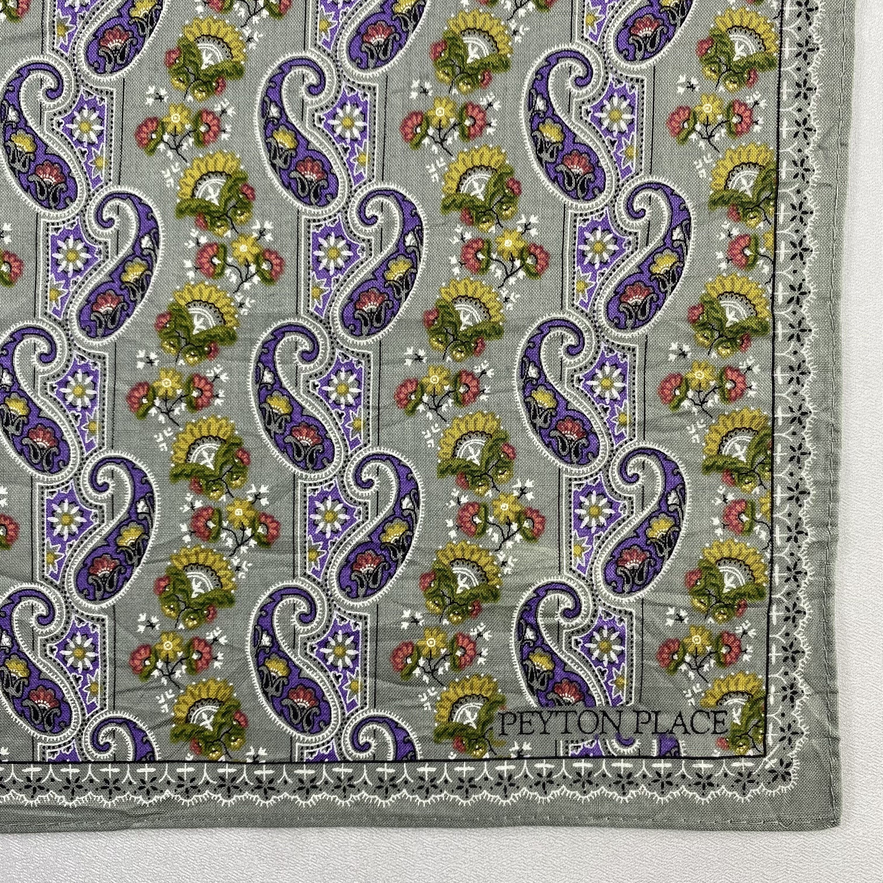 Vintage Peyton Place Neckerchief / Bandana / Handkerchief-P1871 Size ONE SIZE - 3 Thumbnail