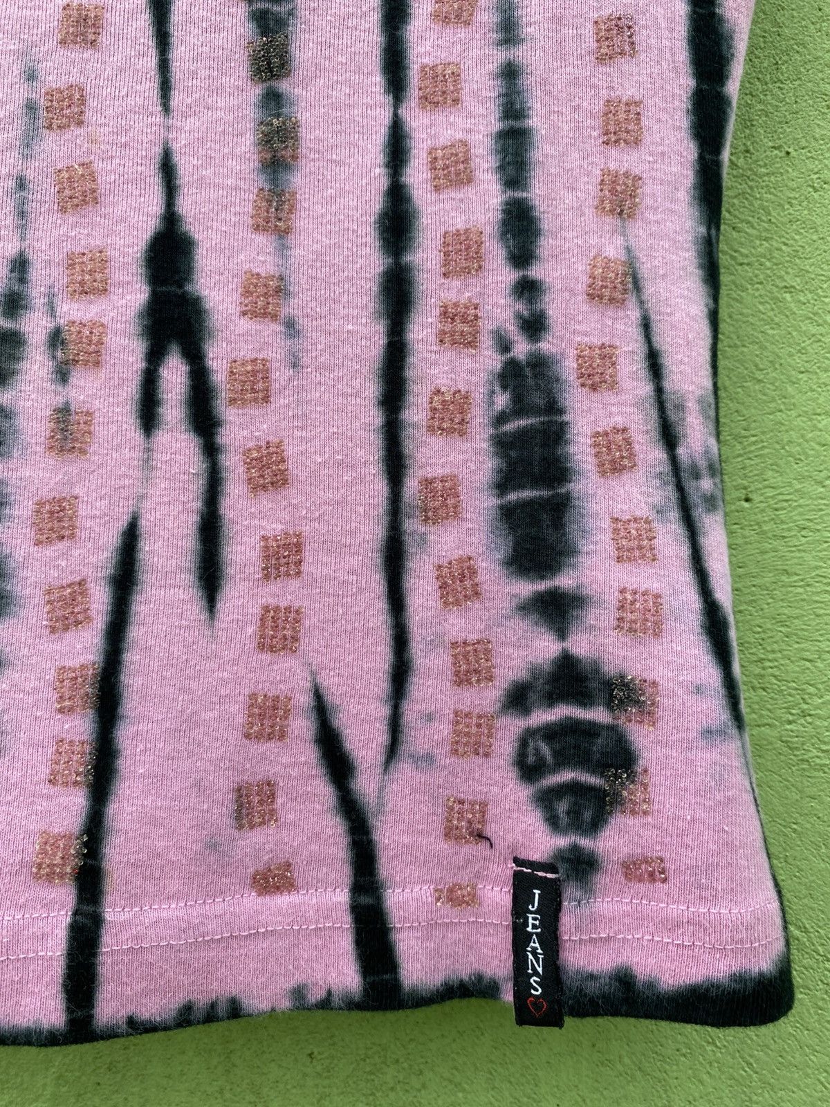 Vintage Jeans ♥️ XOXO Y2K Pink Distressed Grunge Top Made In USA Size S / US 4 / IT 40 - 6 Thumbnail