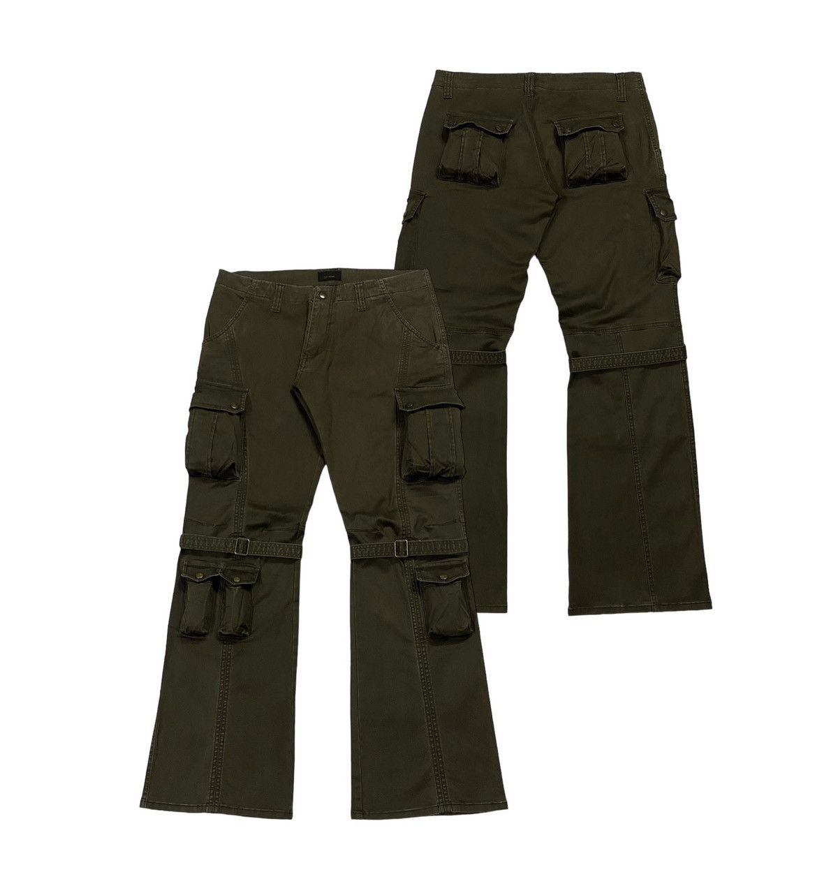 Tete Homme Tete Homme By Issey Miyake Tactical Bondage Stretches Pants Size US 34 / EU 50 - 1 Thumbnail