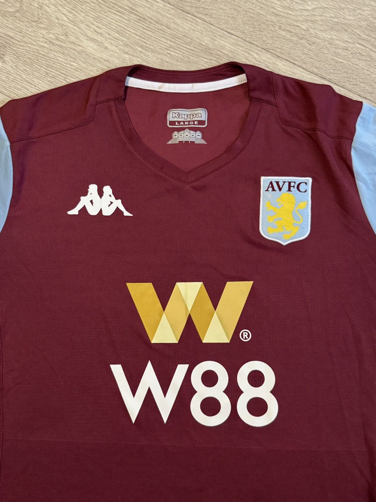 Kappa 🔷Kappa Aston Villa 2019/20 Soccer jersey🔷 Size US L / EU 52-54 / 3 - 2 Thumbnail