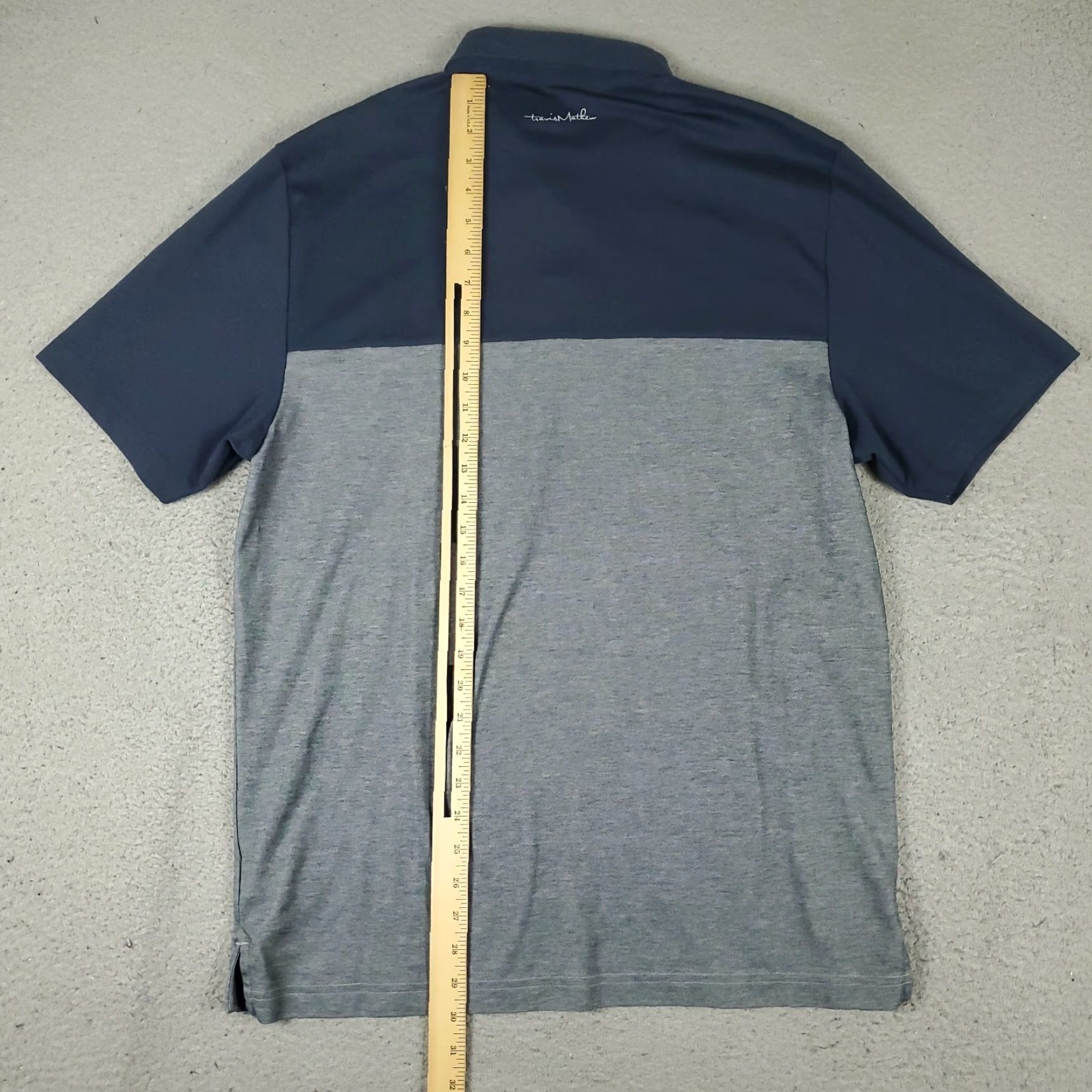 TravisMathew Travis Mathew Polo Shirt Mens Large Blue Golf Casual Short Sleeve Polo Shirt Mens Blue Travis Mathew Size US L / EU 52-54 / 3 - 3 Thumbnail