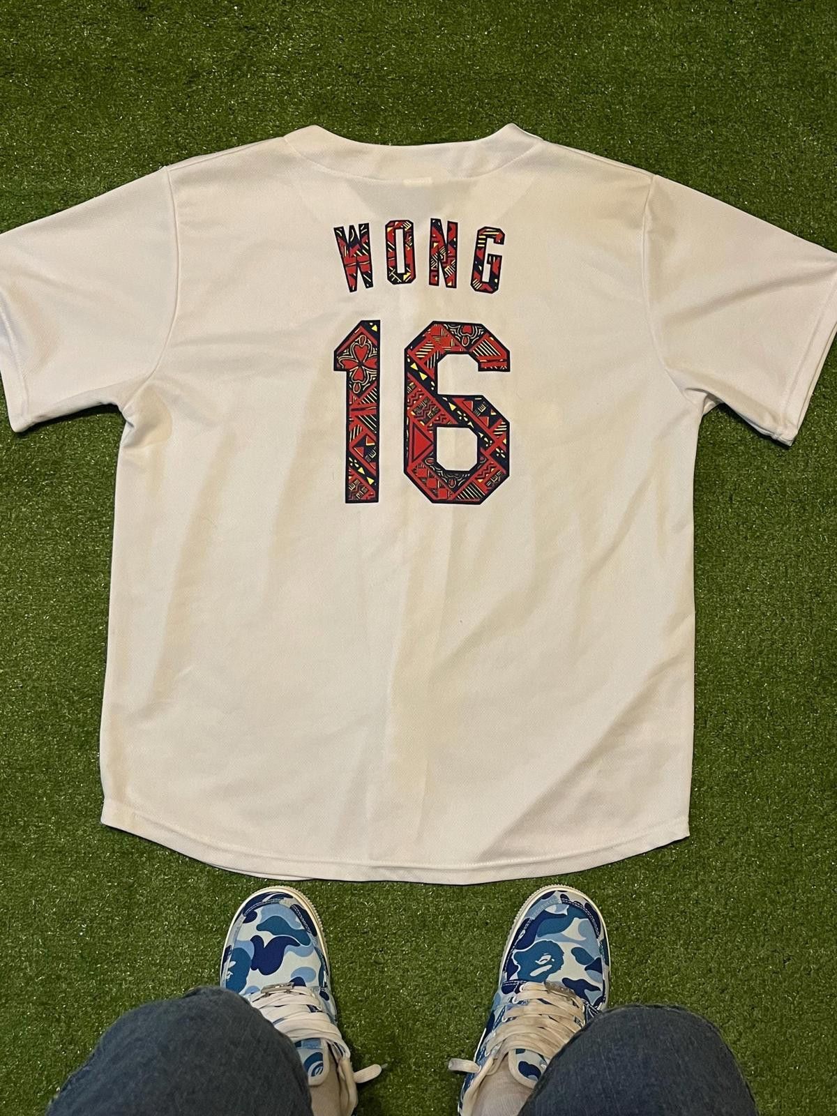Unknown London St. Louis Cardinals Baseball Jersey #16 Wong Size ONE SIZE - 5 Thumbnail