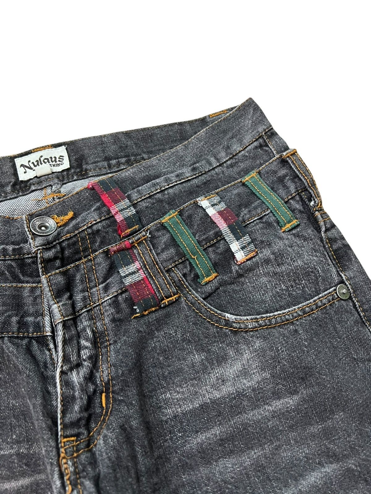 Japanese Brand 💥Double Waist💥Vintage Nylaus Clothing Clawmark If Six Style Size US 31 - 9 Thumbnail