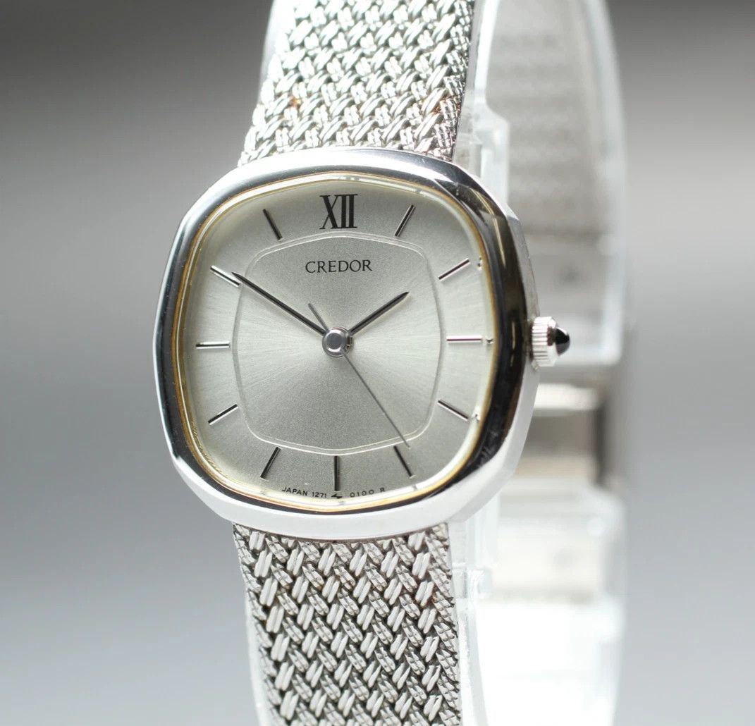 Seiko [Near MINT] Vintage SEIKO CREDOR 1271-5030 Women's Watch Size ONE SIZE - 1 Thumbnail