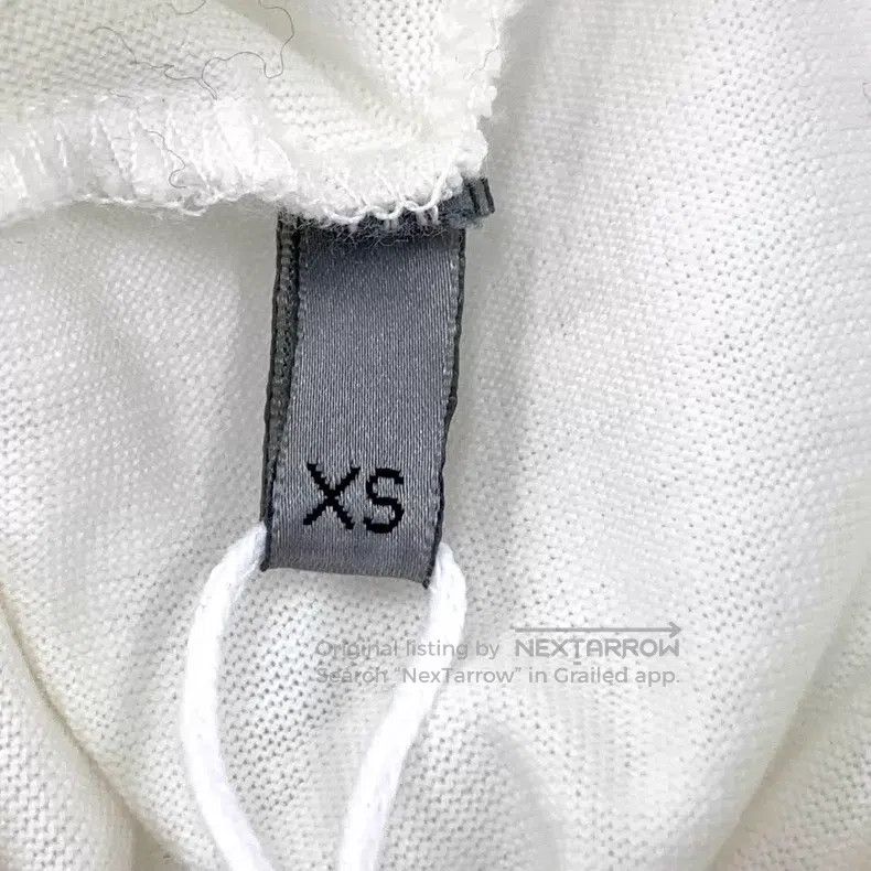 Dior Dior White vertical stripe logo jacquad cotton round-neck Size US XS / EU 42 / 0 - 6 Thumbnail