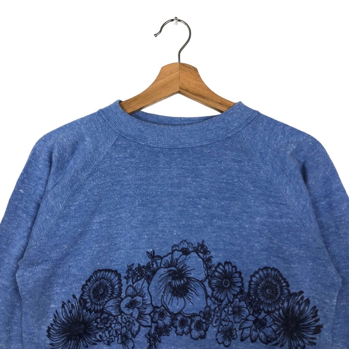 Japanese Brand 🔥90’s Vintage Sweatshirt Floral Flower Big Logo Size US M / EU 48-50 / 2 - 3 Thumbnail