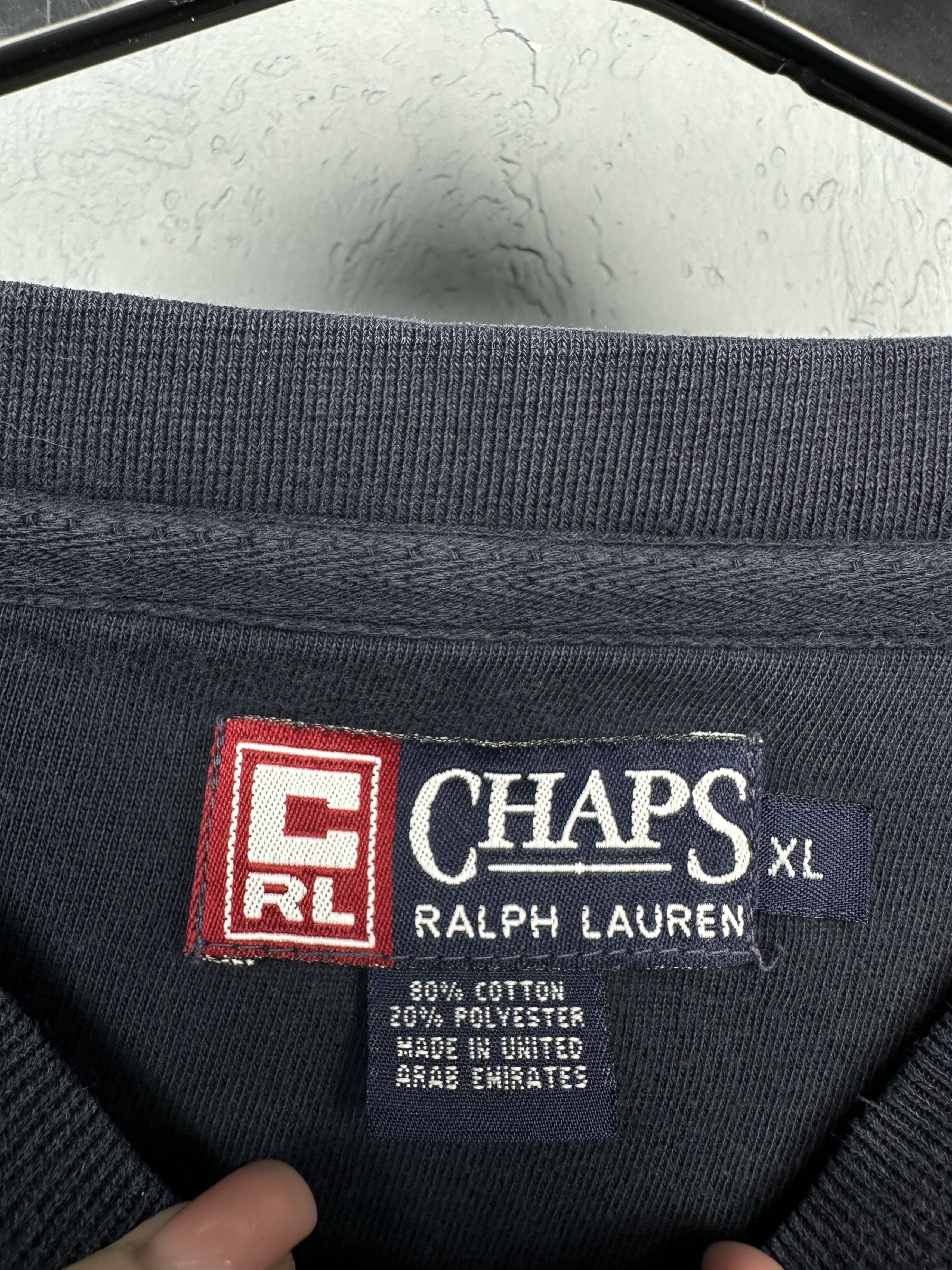 Chaps Ralph Lauren Chaps Polo Ralph Lauren 90s Vintage Mens Sweatshirt Size US XL / EU 56 / 4 - 4 Thumbnail
