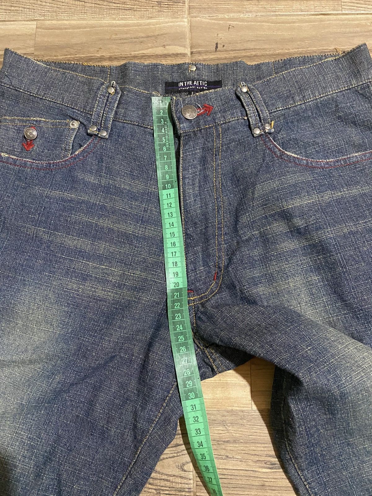 Japanese Brand × Vintage VINTAGE IN THE ATTIC DOUBLE ZIPPER POCKET JEANS Size US 30 / EU 46 - 16 Thumbnail
