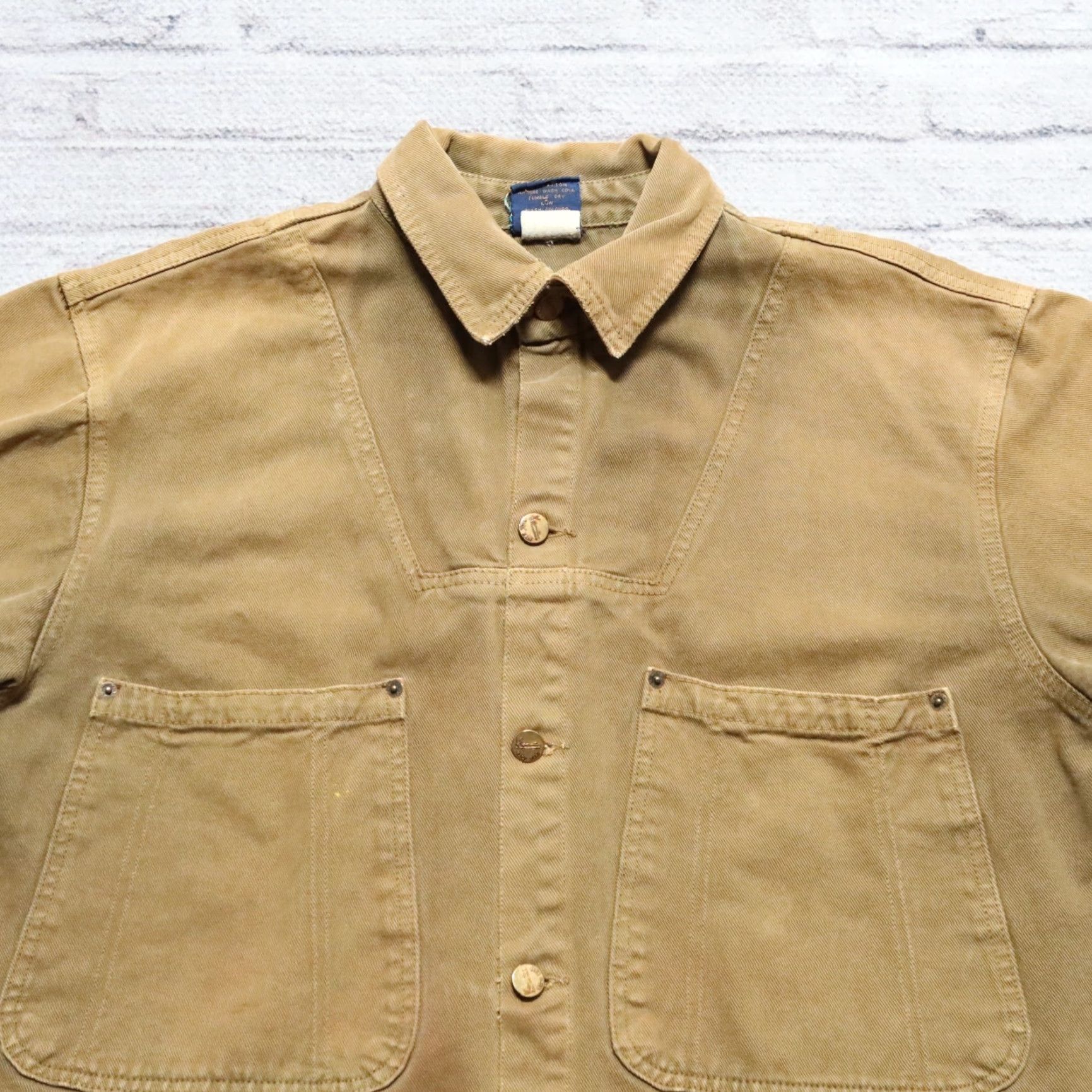 Karl Kani VINTAGE Karl Kani Denim Trucker Jacket Mens M Green 90s Distressed Size US 31 - 2 Thumbnail