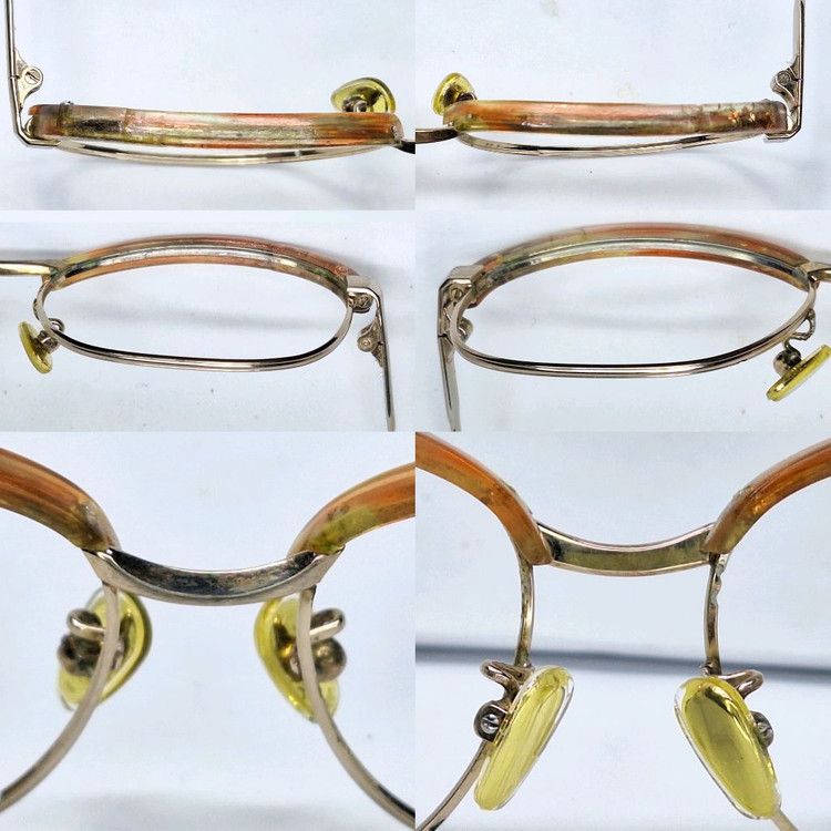 Other VINTAGE 1980s Japanese House Brand Browline Glasses 50mm Size ONE SIZE - 8 Thumbnail