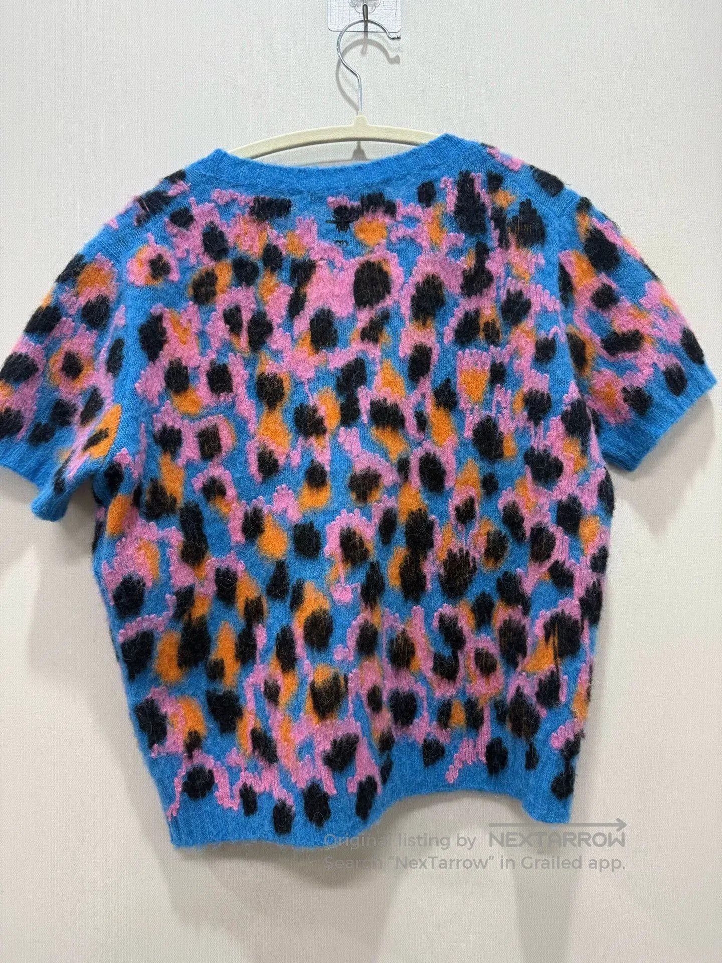 Dior Dior Leopard Embroidery Short Sleeve Sweater. Size S / US 4 / IT 40 - 6 Thumbnail
