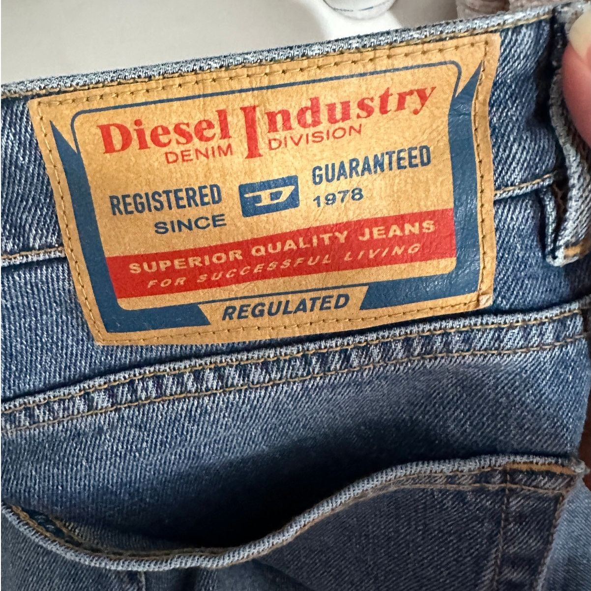 Diesel Rare Diesel Jeans Medium Wash Womens US 32 D Buckle Size 32" / US 10 / IT 46 - 8 Thumbnail