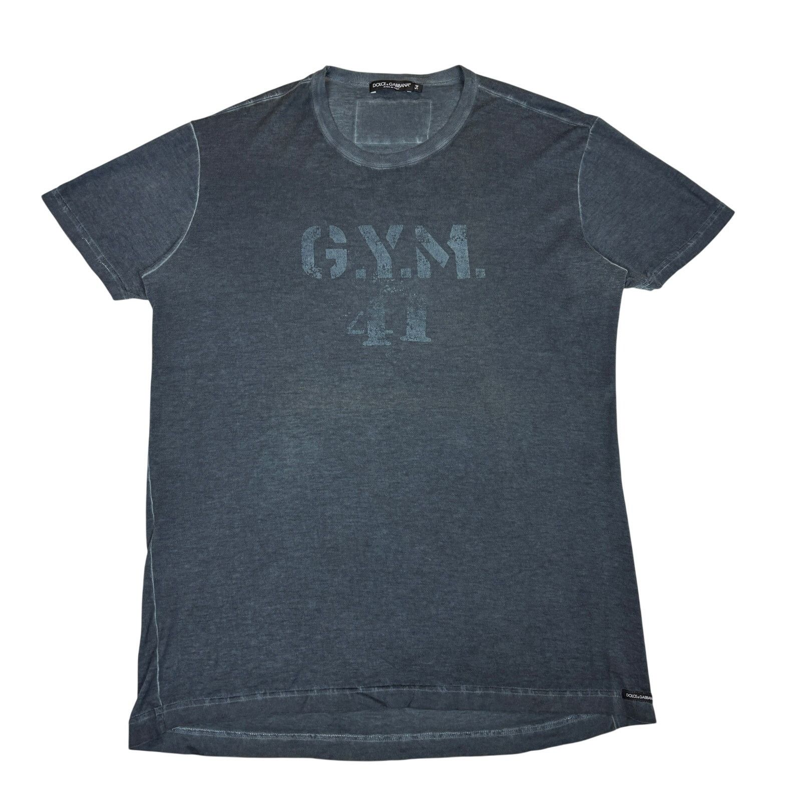 Dolce & Gabbana Rare Dolce & Gabbana Gym Edition Faded Washed Tee Shirt XL Size US XL / EU 56 / 4 - 1 Thumbnail