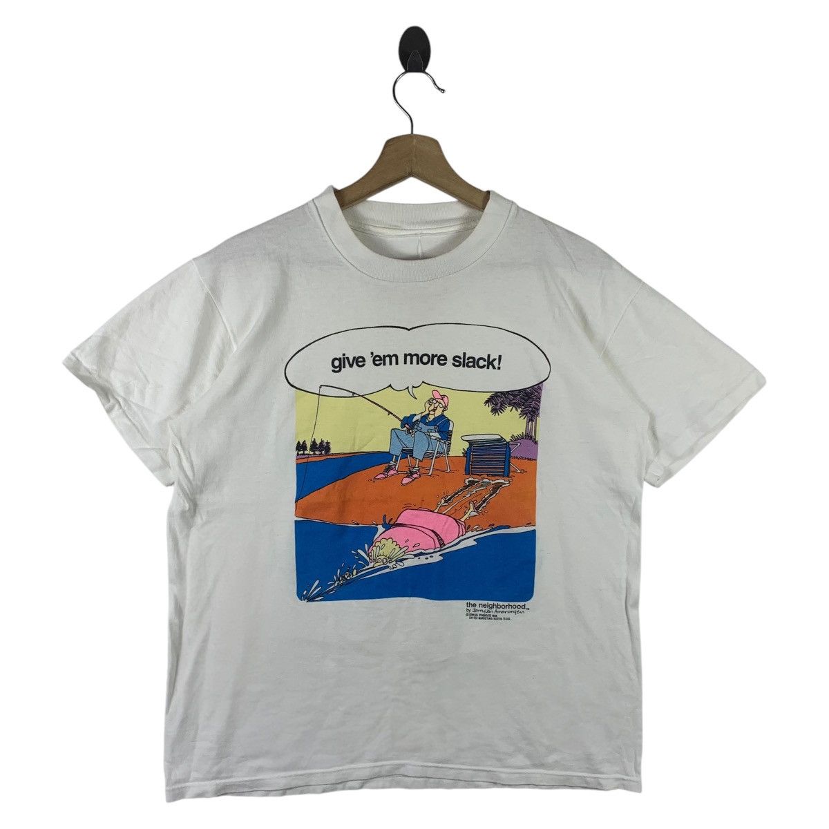 Vintage Vintage THE NEIGHBORHOOD art by jerry Van amerogan comic tee Size US M / EU 48-50 / 2 - 1 Thumbnail