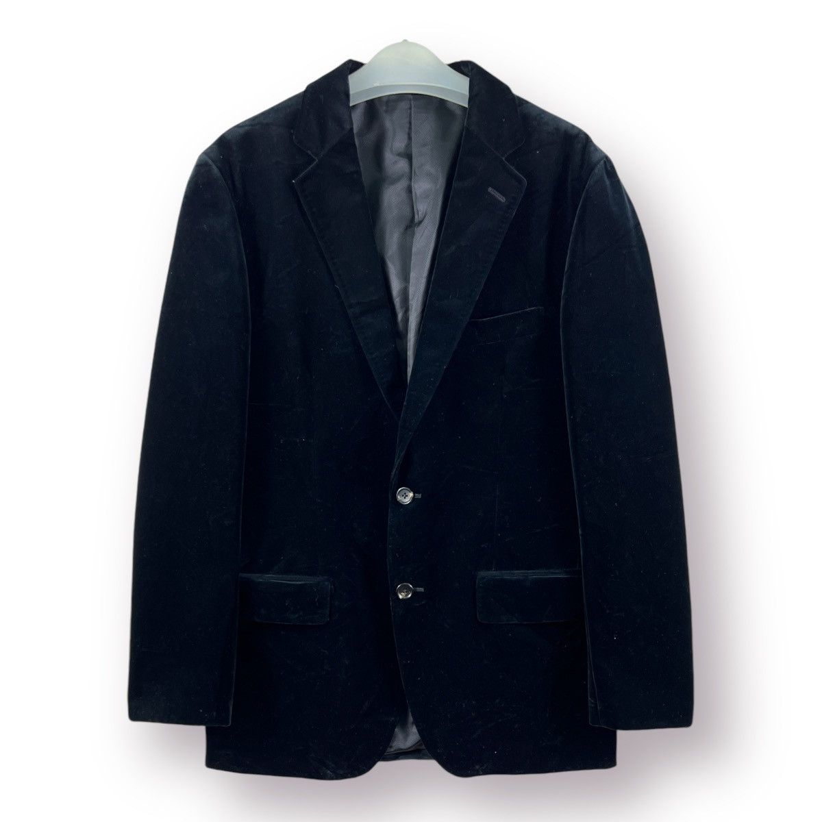 BEAUTY&YOUTH 🔥 United Arrows Japan Black Velvet Blazer Jacket Size US S / EU 44-46 / 1 - 1 Thumbnail