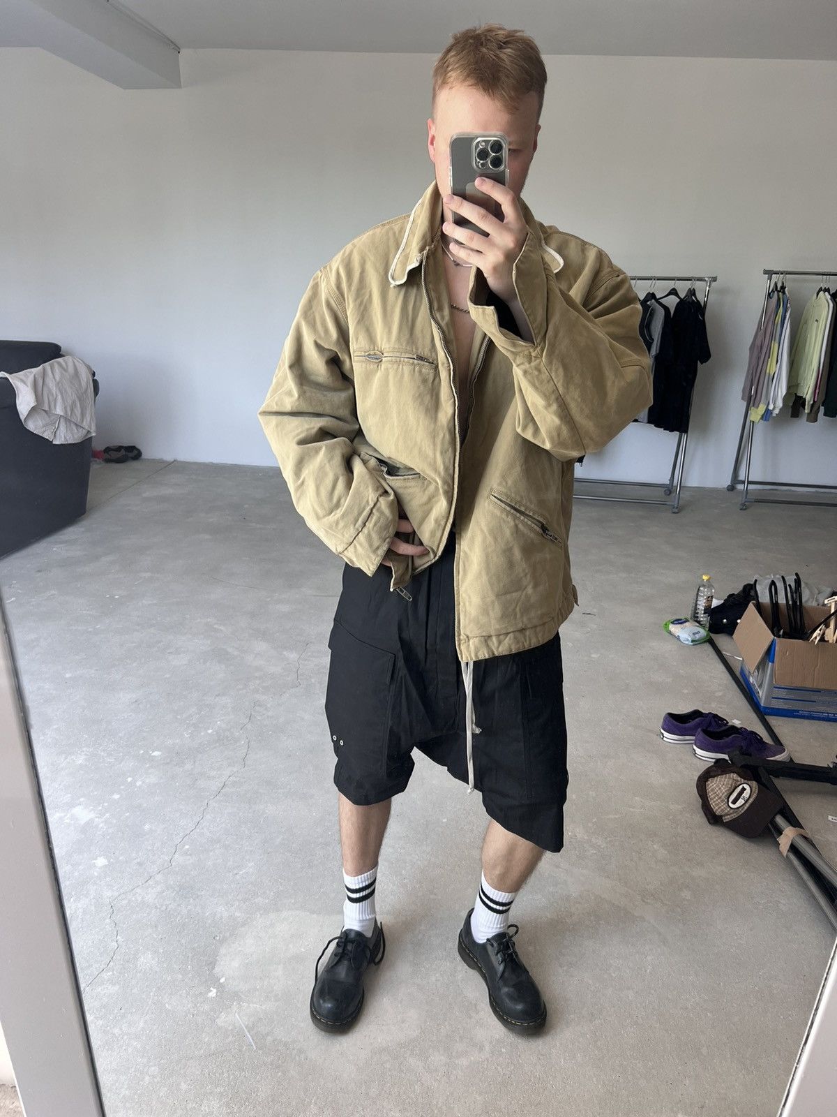 Balenciaga Balenciaga Worker Jacket Canvas Size US XS / EU 42 / 0 - 2 Thumbnail