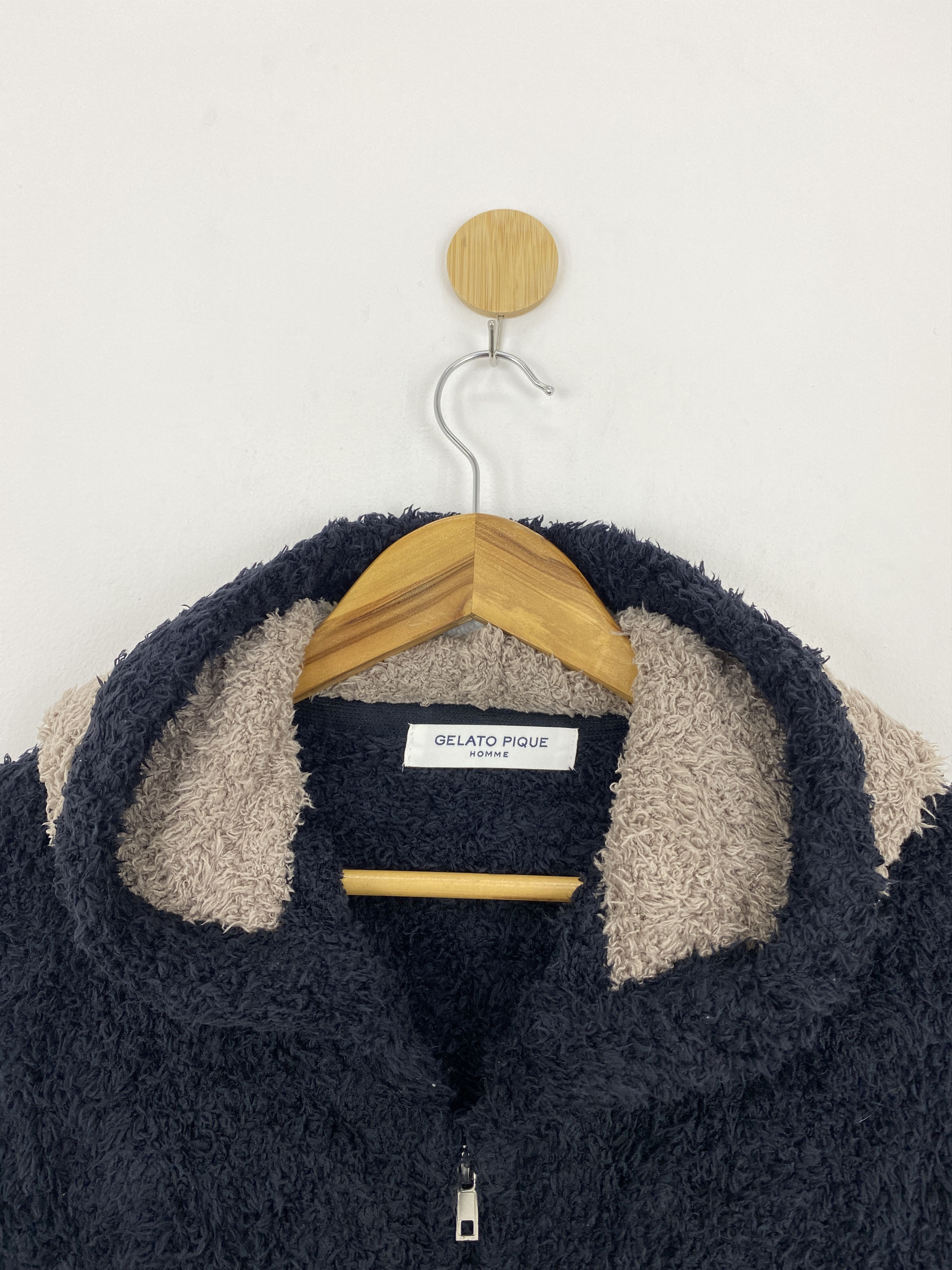 Vintage Vintage Gelato Pique Homme Fleece Mohair Jacket J1858 Size US L / EU 52-54 / 3 - 7 Thumbnail