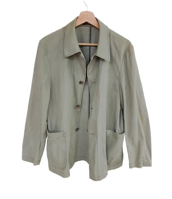 Yohji Yamamoto Vintage A.A.R Yohji Design Studio Chore Jacket Size US S / EU 44-46 / 1 - 2 Thumbnail