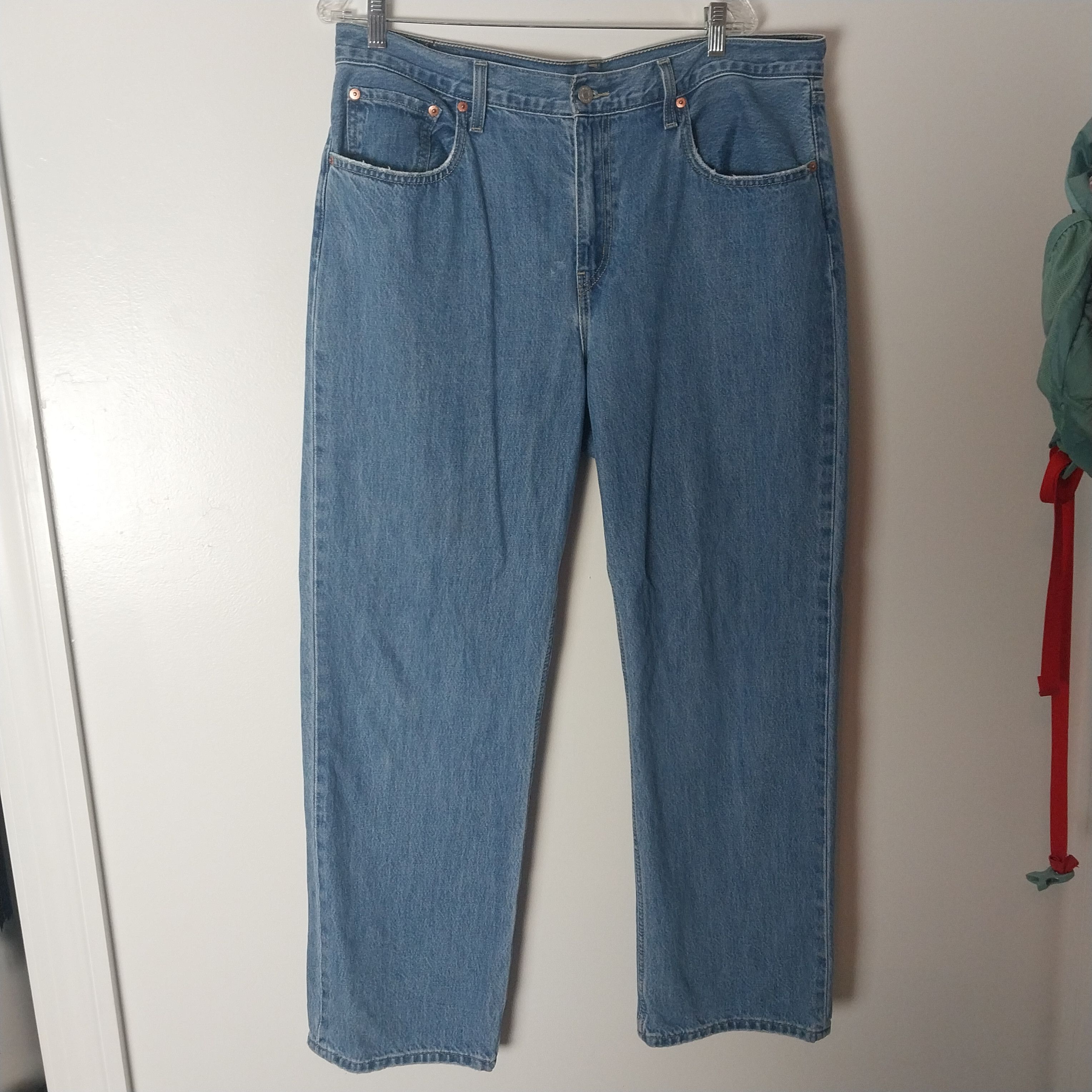 Levi's Low pro straight jeans Size 33" - 5 Thumbnail