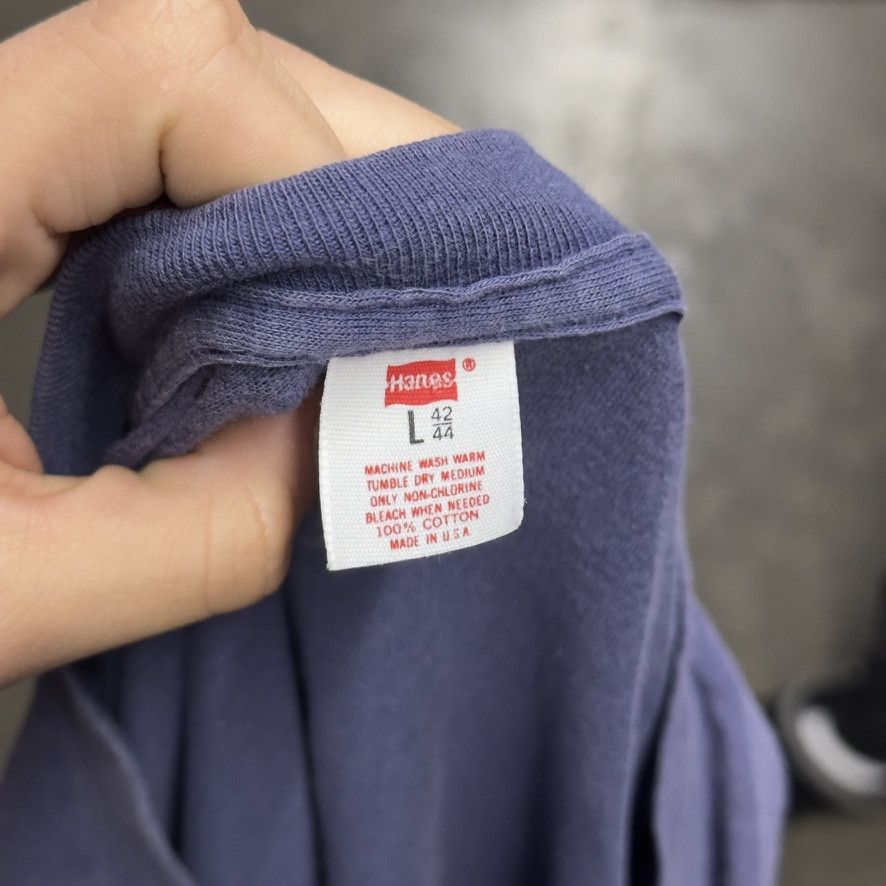 Vintage Vintage 1976 Hanes Single Stitch Pocket Tee Size US L / EU 52-54 / 3 - 7 Thumbnail