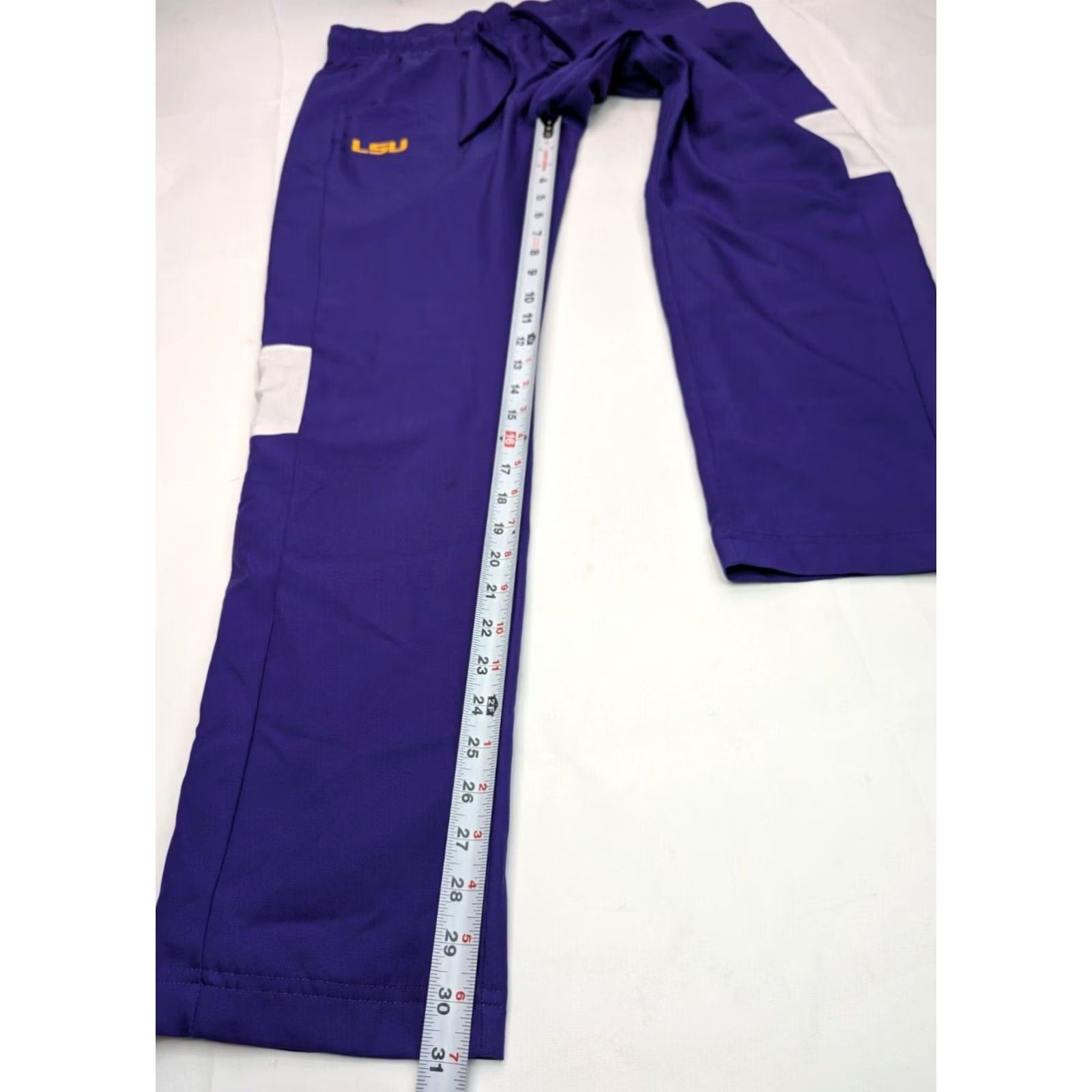 Nike Nike LSU Tigers Dri-FIT Warm Up Pants, Men M, Purple Gold, Straight Leg, Track Pants Size US 31 - 5 Thumbnail