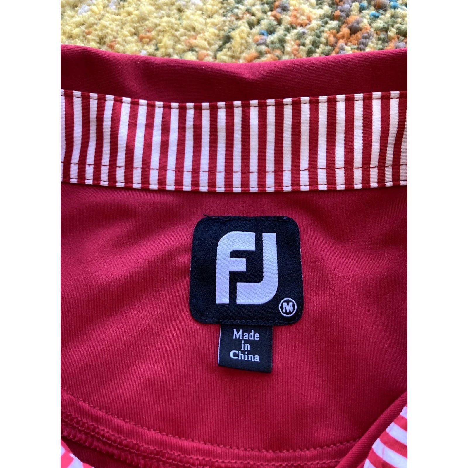 Footjoy FootJoy University of Alabama Crimson Tide Performance Polo Shirt Mens Medium Red Polyester Spandex Golf Breathable Logo Shirt Size US M / EU 48-50 / 2 - 6 Thumbnail