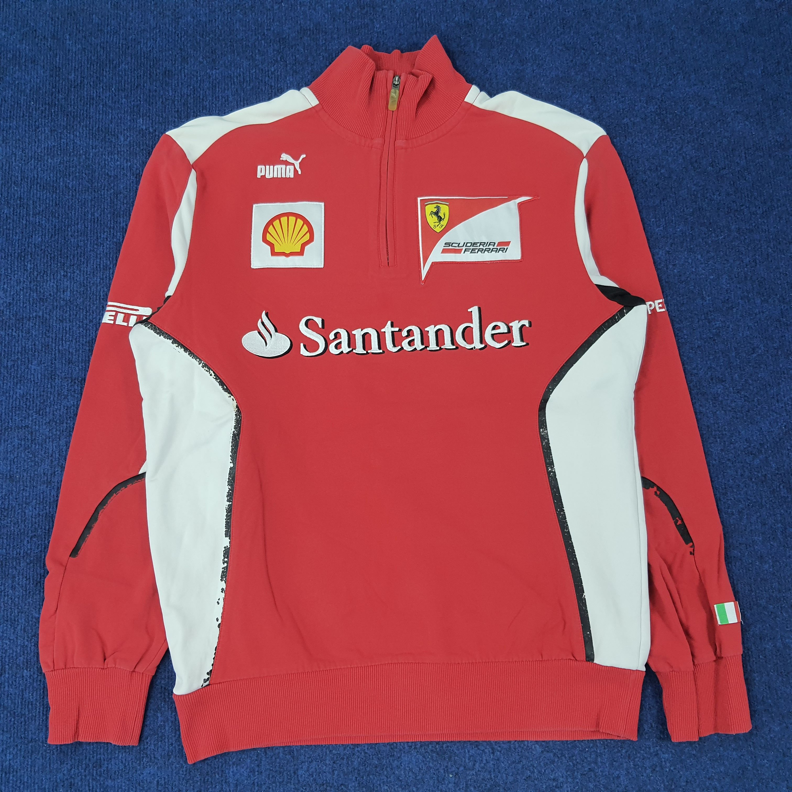 Puma × Vintage Vintage Puma x Ferrari Motorsports Half Zipper C234N20 Size US M / EU 48-50 / 2 - 4 Thumbnail