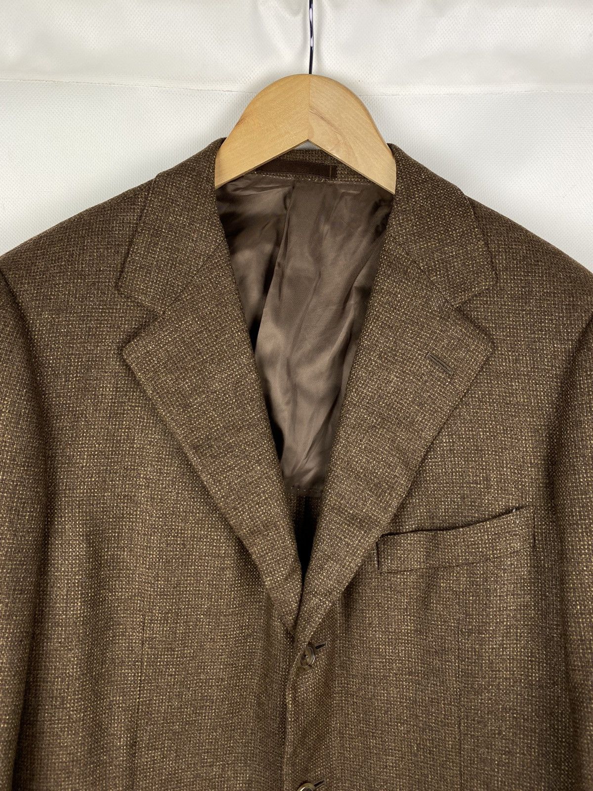 Ermenegildo Zegna Ermenegildo Zegna men’s wool / camel / silk blazer jacket Size 42R - 8 Thumbnail