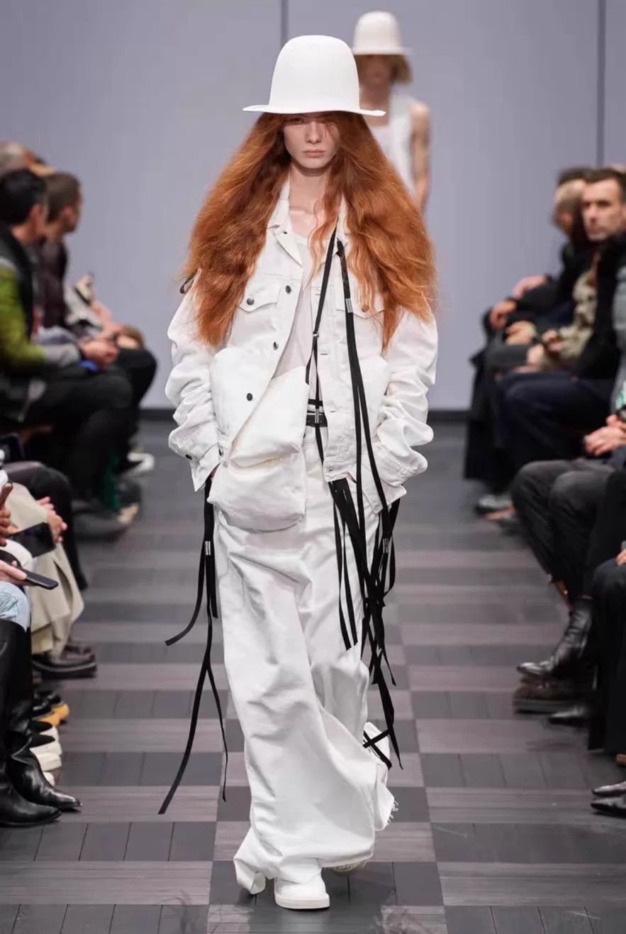 Ann Demeulemeester Ann Demeulemeester White Sash Denim Jacket 40 95new Size S / US 4 / IT 40 - 2 Thumbnail