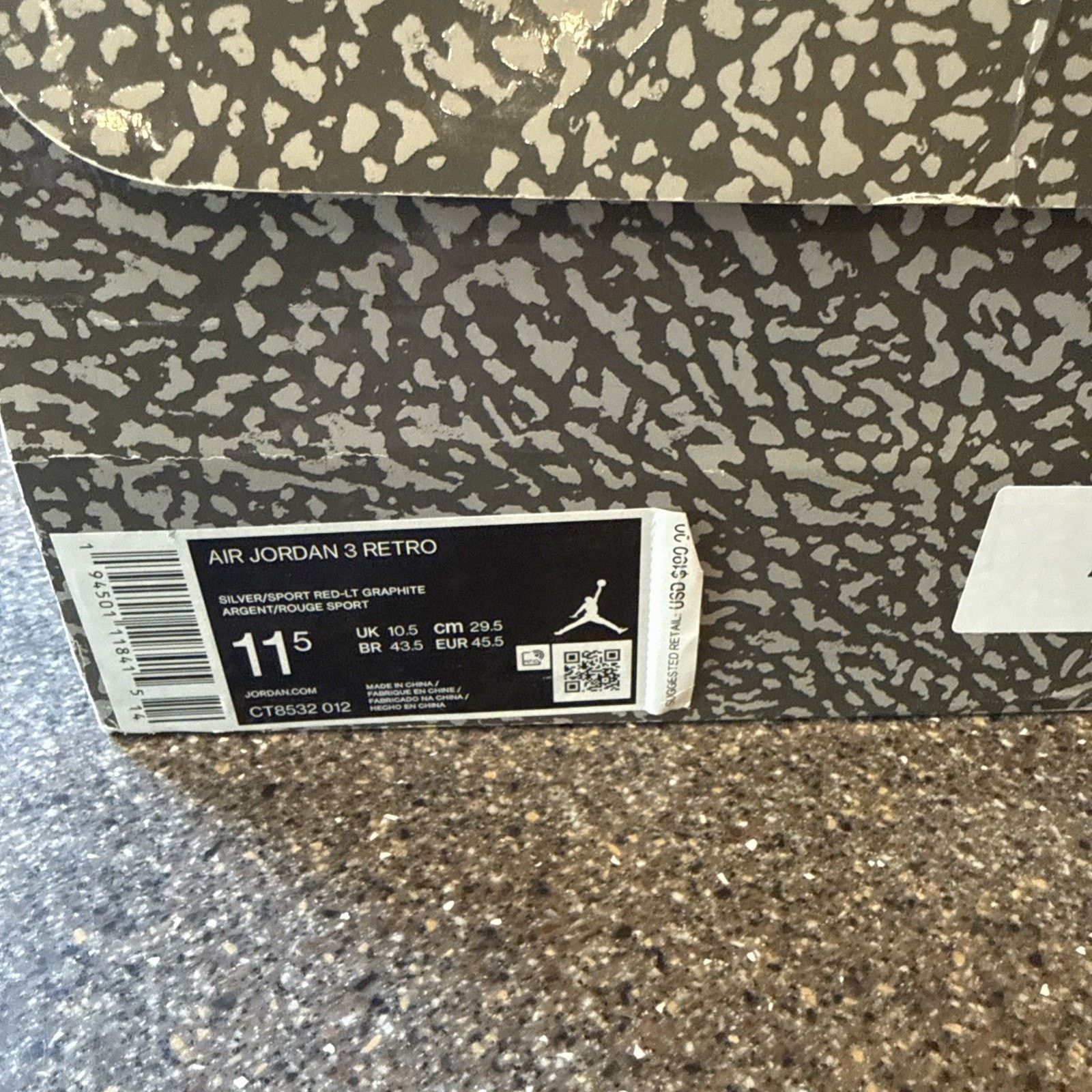 Nike Nike Air Jordan 3 LS, Size 11 VERY CLEAN!!!! Size US 11 / EU 44 - 13 Thumbnail