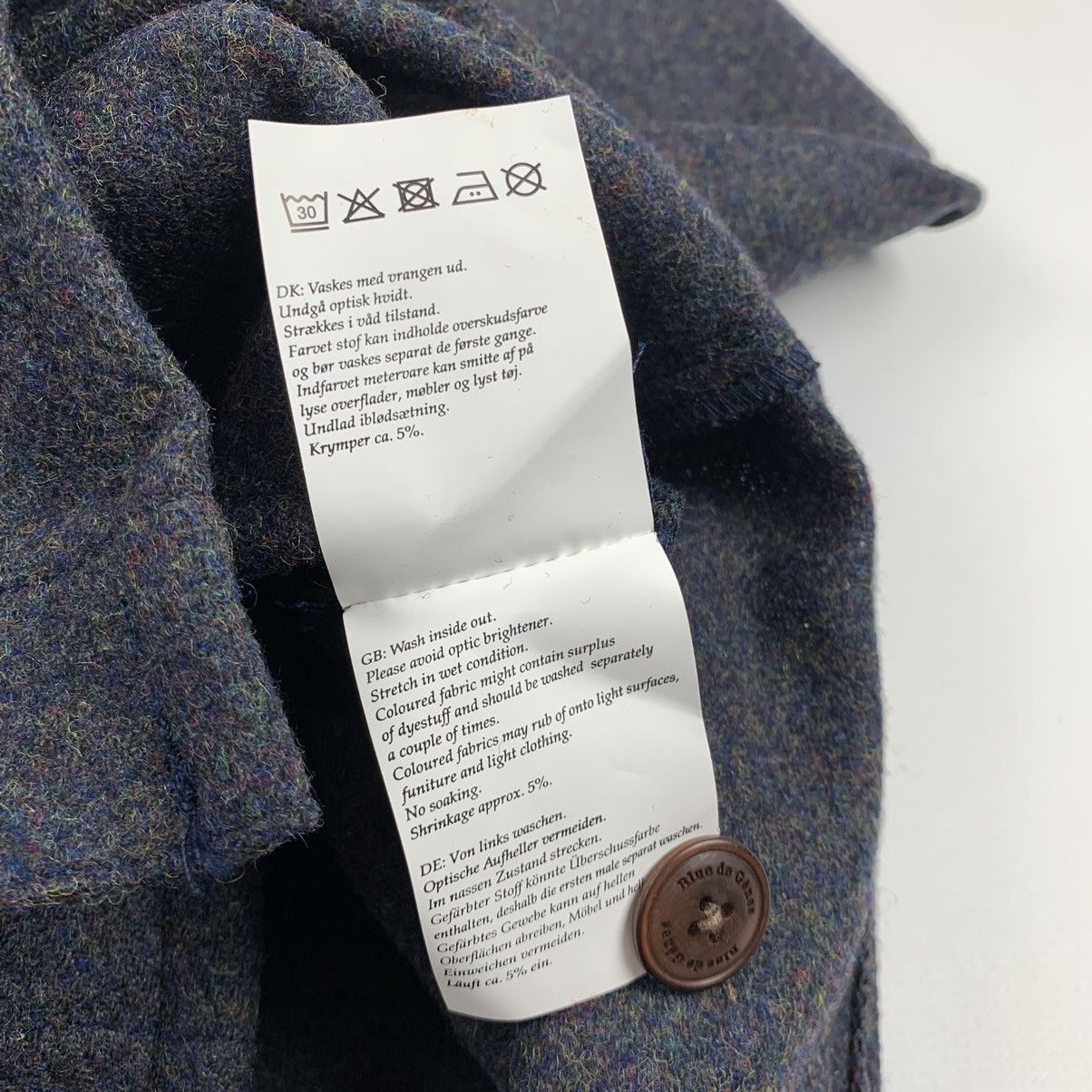Other Blue De Genes Wool Blend Overshirt M Size US M / EU 48-50 / 2 - 7 Thumbnail